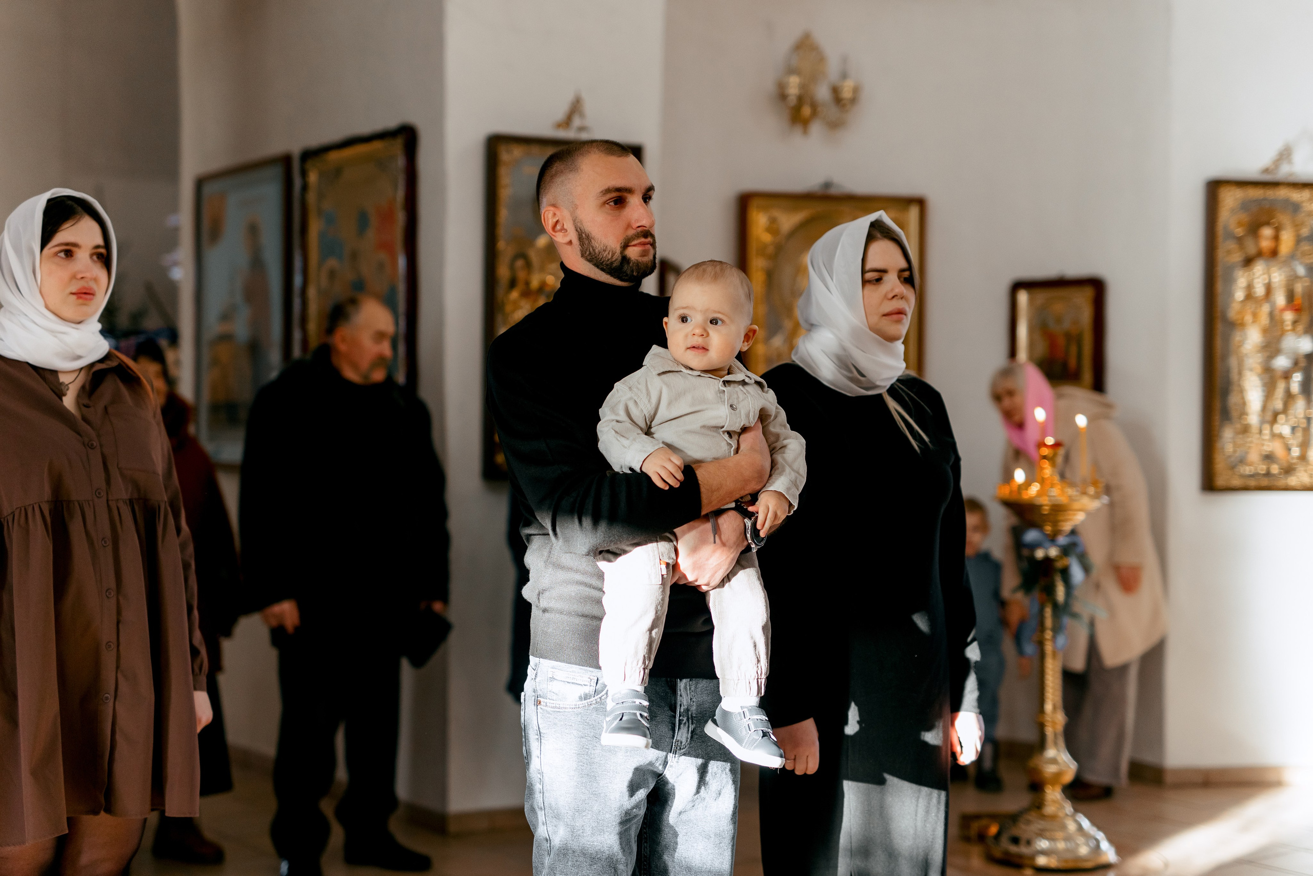 Крещение Тимофея. Свадебный и семейный фотограф в Туле и области Маша Костина