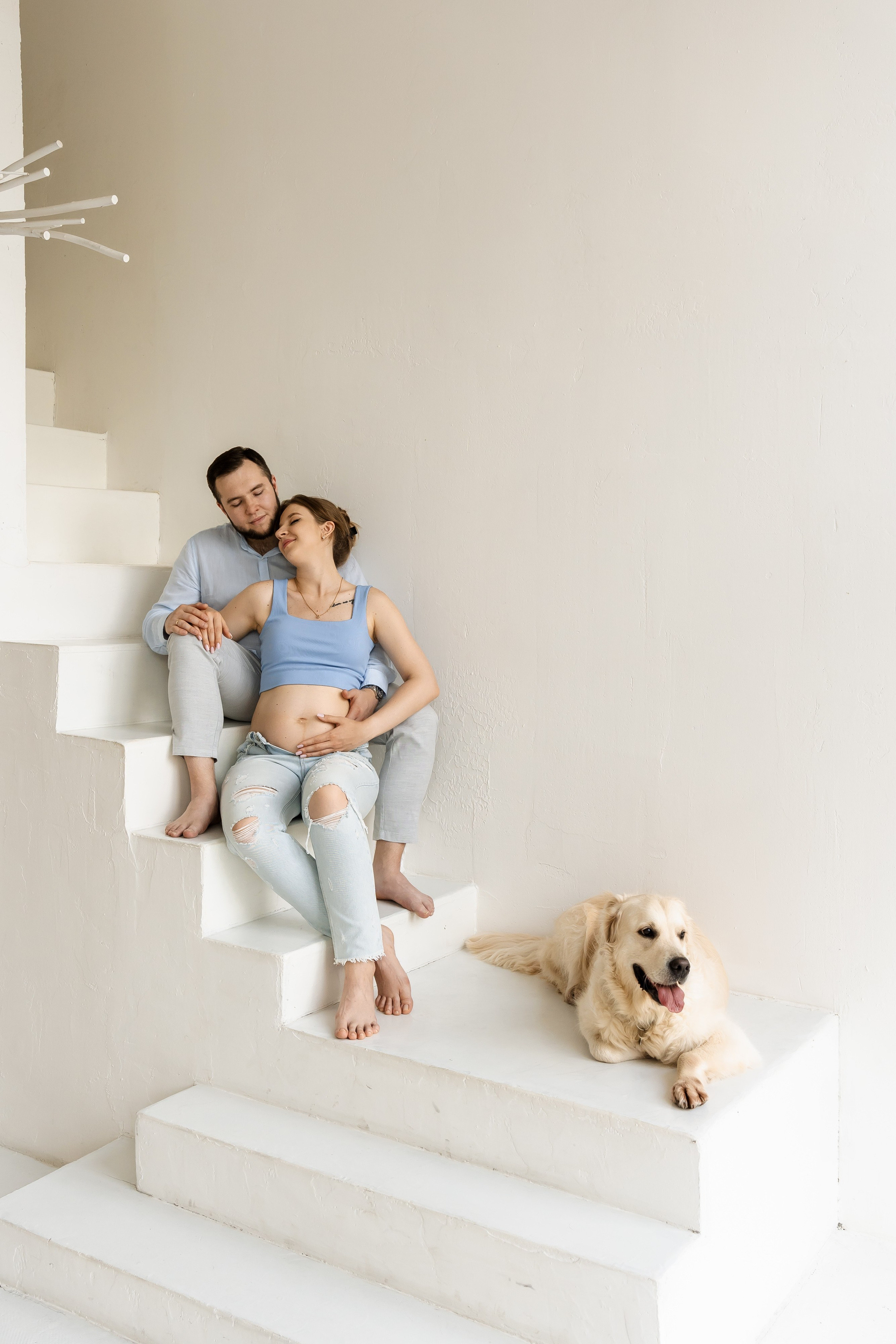 Кристина, Вадим и Уильям | фотосессия беременности. Свадебный фотограф в Москве Яна Деньгина