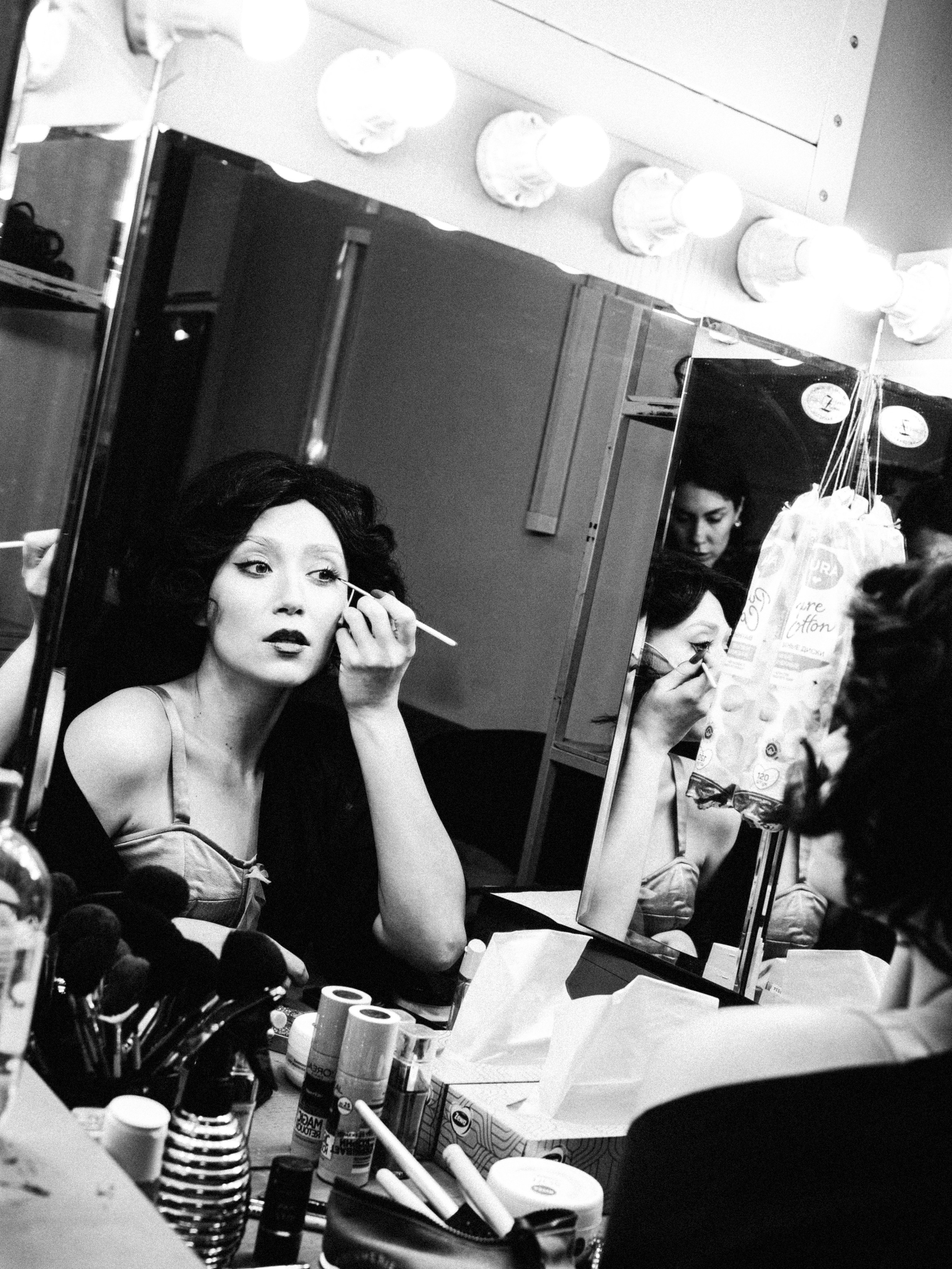 Theatre backstages. Portrait and backstage photographer Nina Crane