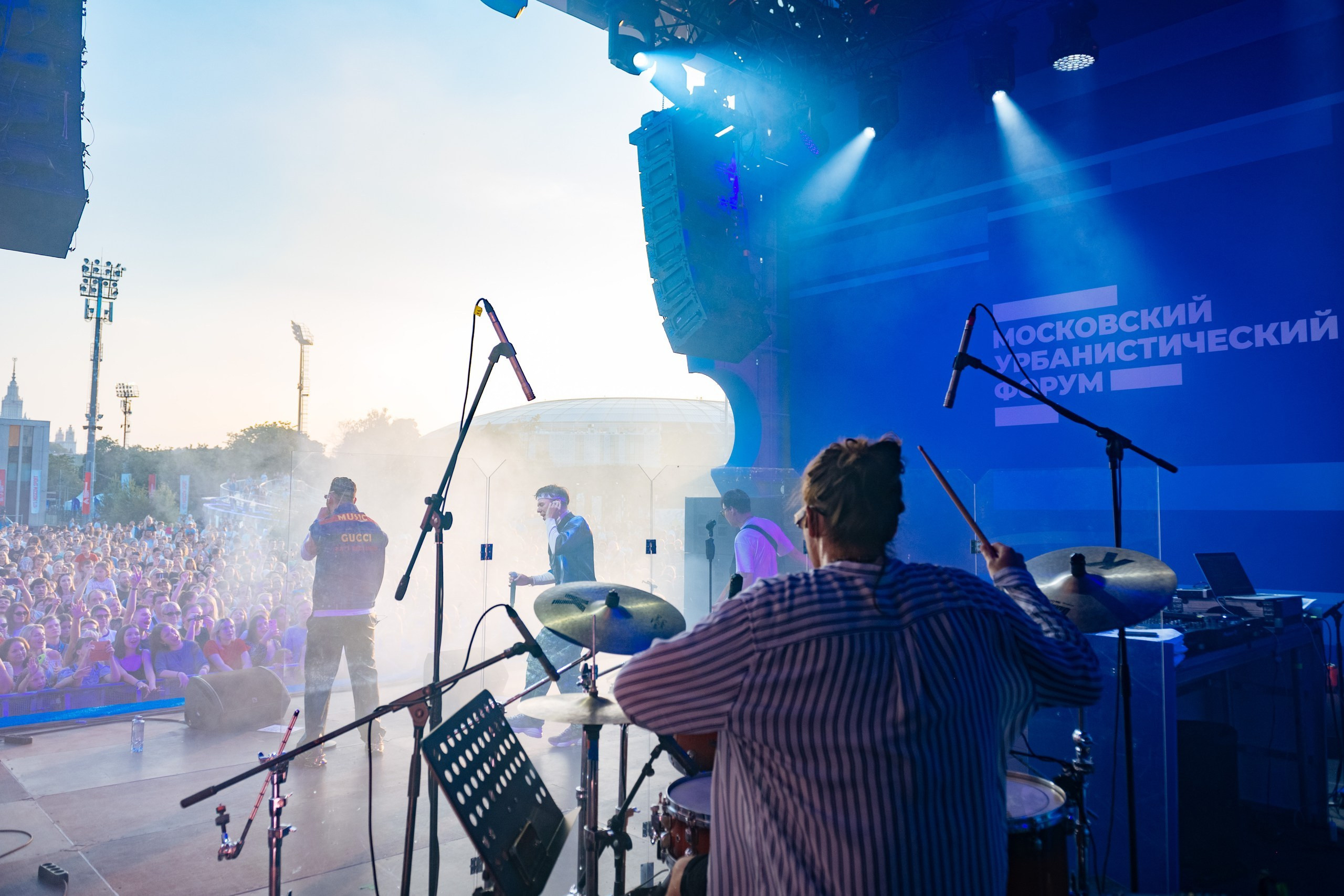 Gayazovs Brothers на площадке Московского урбанистического форума в Лужниках 19 августа 2023 г