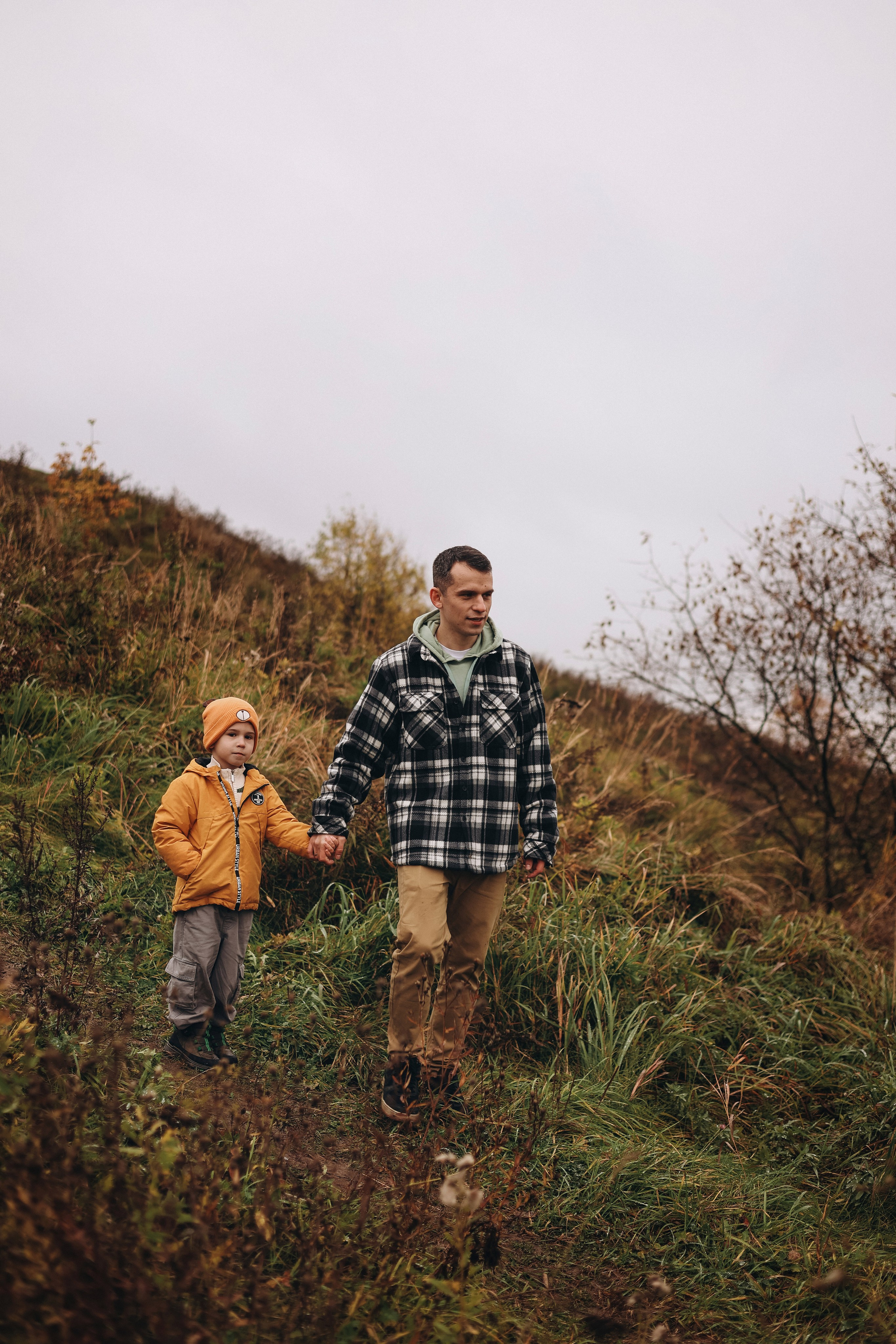 Осенняя фотосессия на Ореховых холмах. Семейный фотограф в Москве Марина Петра