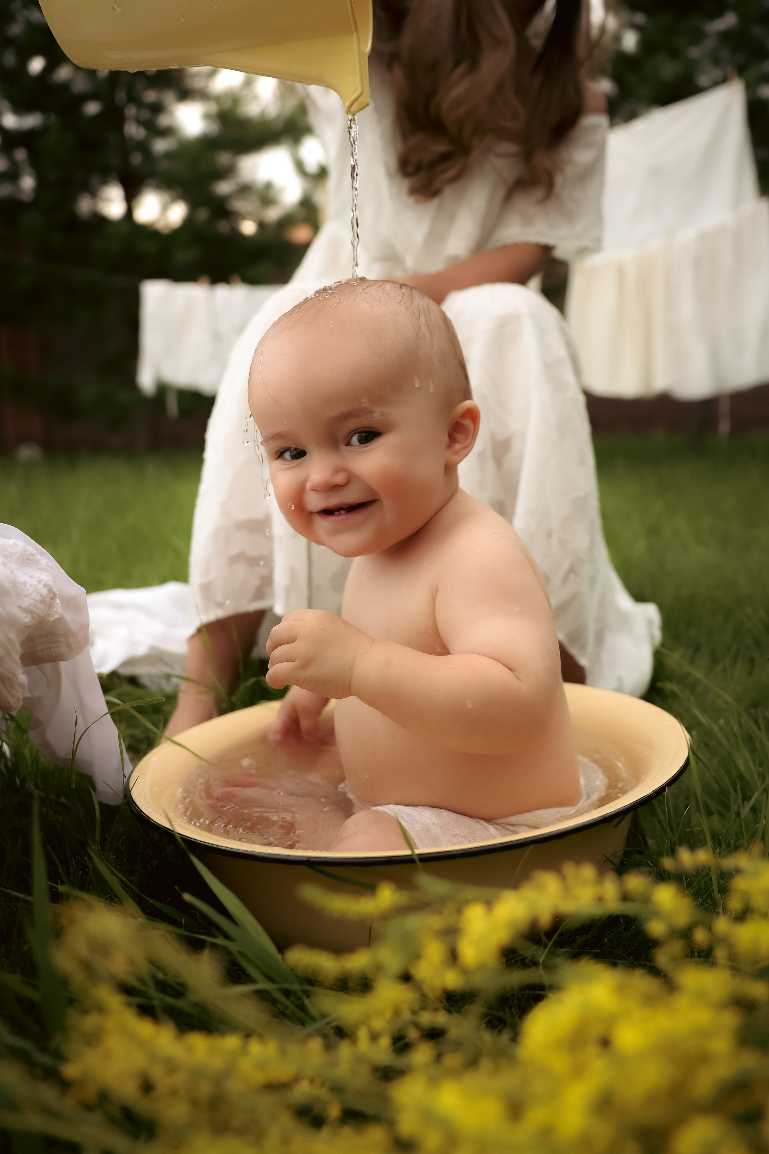 Большая стирка. Ваш семейный newborn и lifestyle фотограф в СПБ Наталья Журавлева