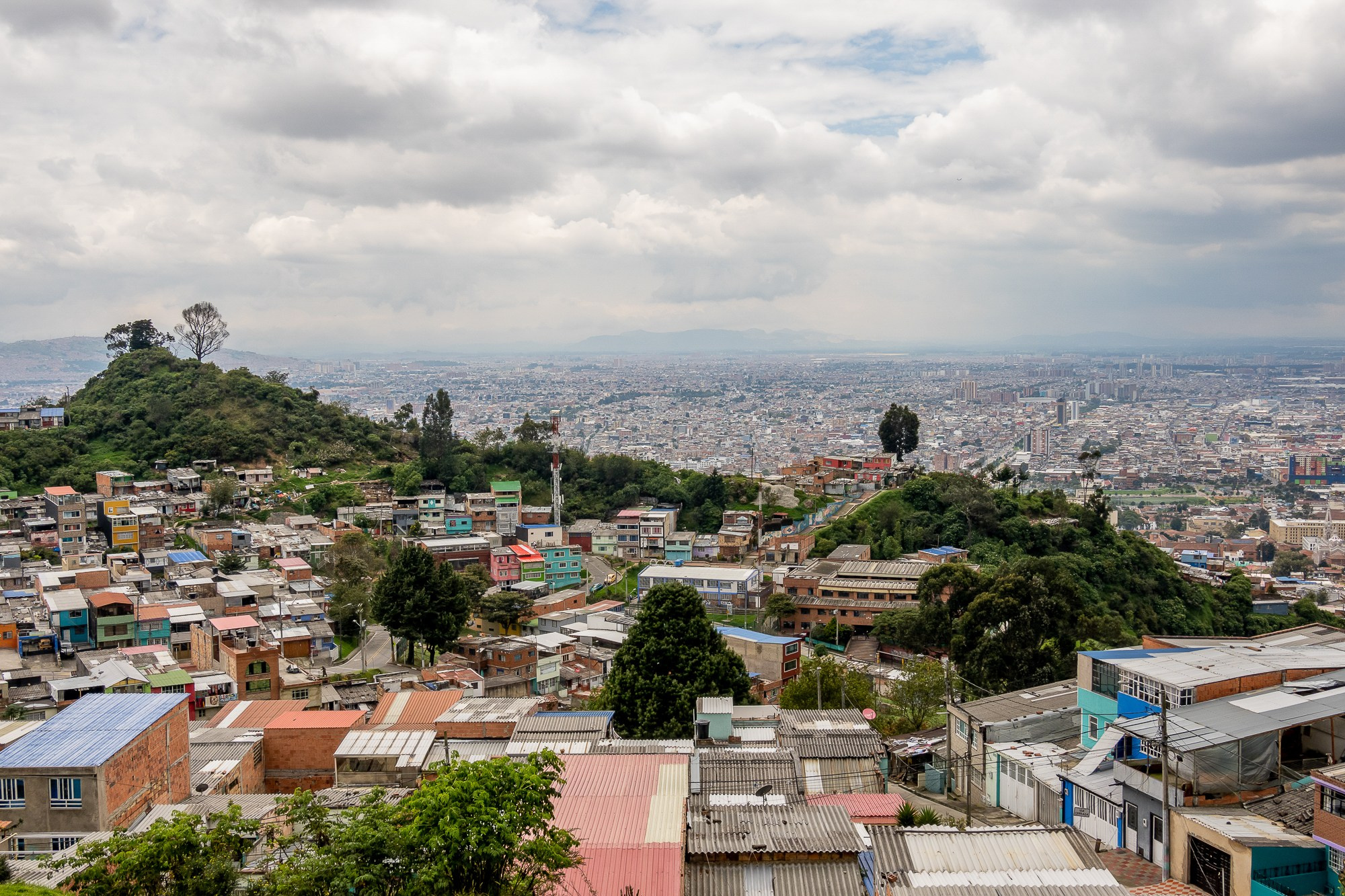 Богота, столица Колумбии. Bogotá, the capital of Colombia. Фотограф Алексей Скоробогатько