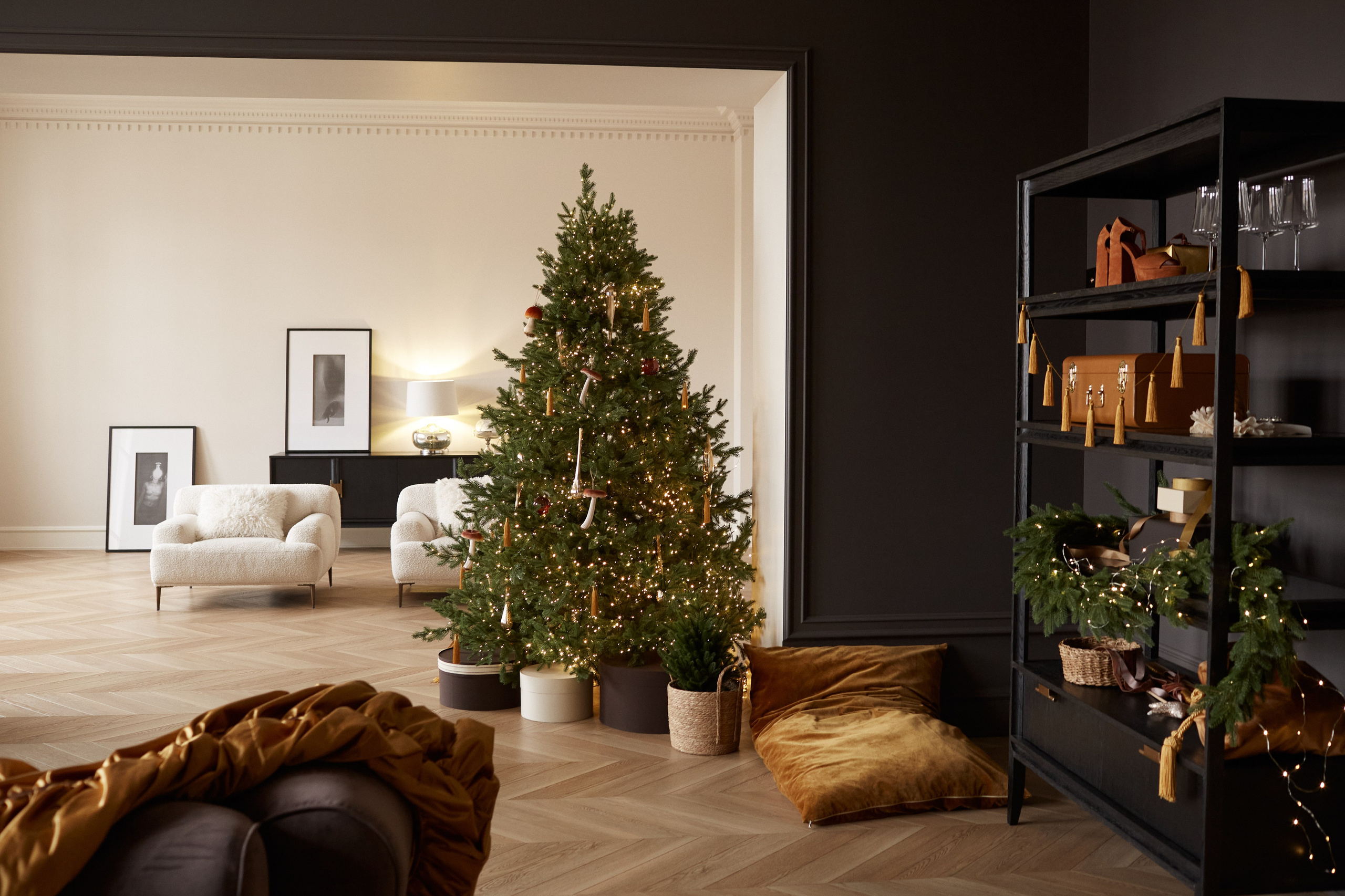 Новогодний интерьер фотостудии «Париж», город Краснодар. Семейный и детский фотограф в Краснодаре Анна Трашкова