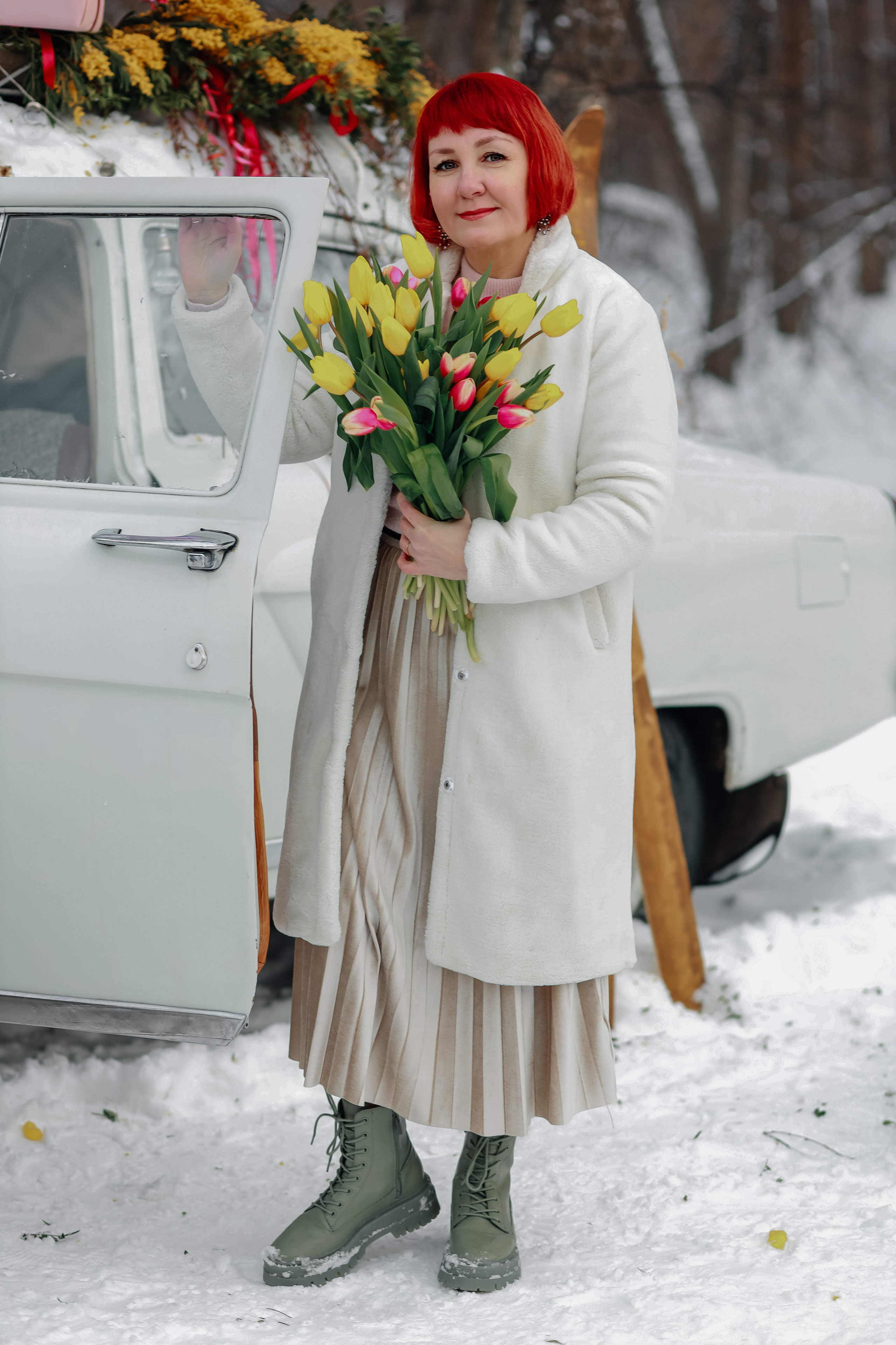 Фотосессия с цветами к 8 марту. Иванова Ирина Свадебный и семейный фотограф г. Уфа