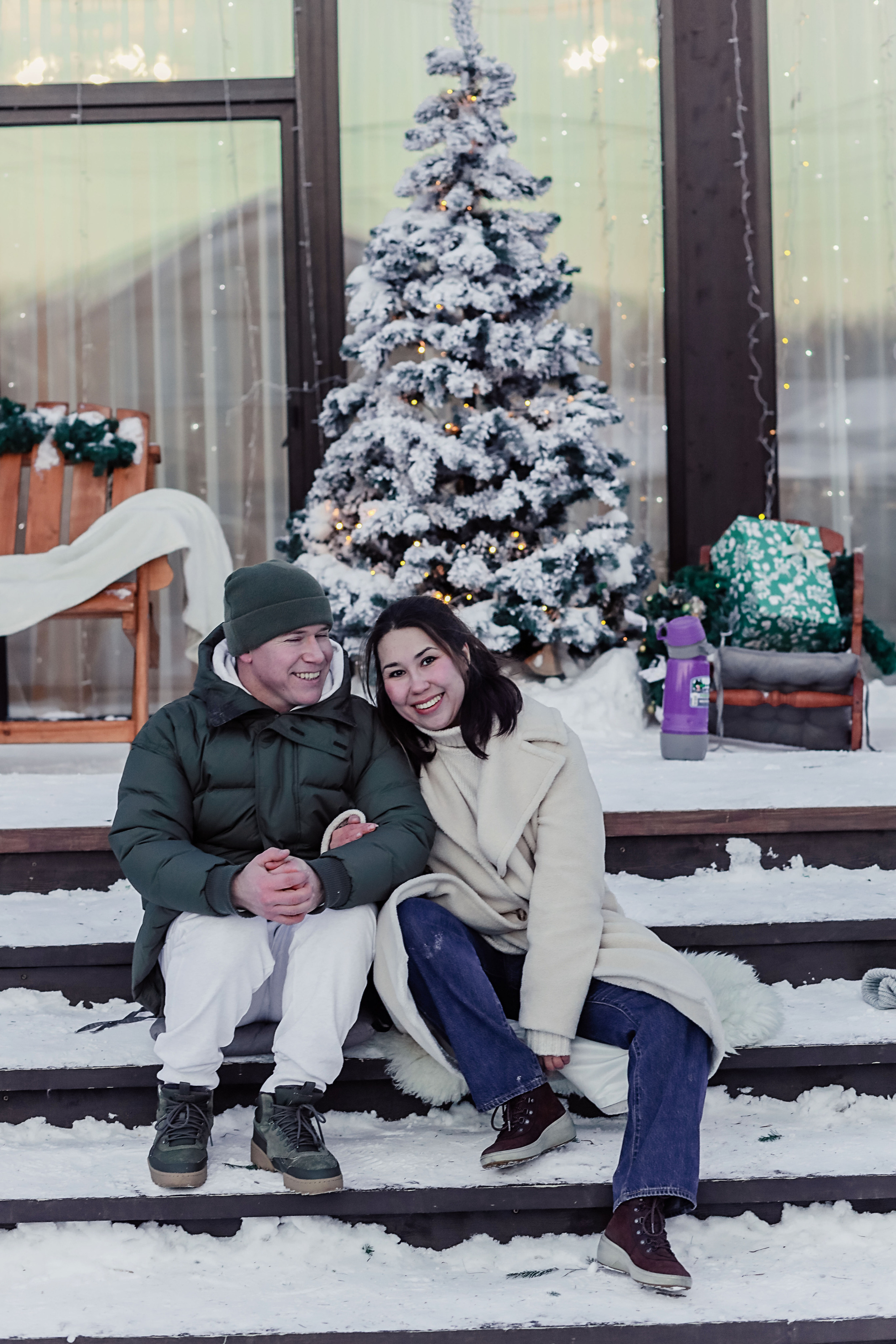 Семейная фотосессия с оленем. Иванова Ирина Свадебный и семейный фотограф г. Уфа