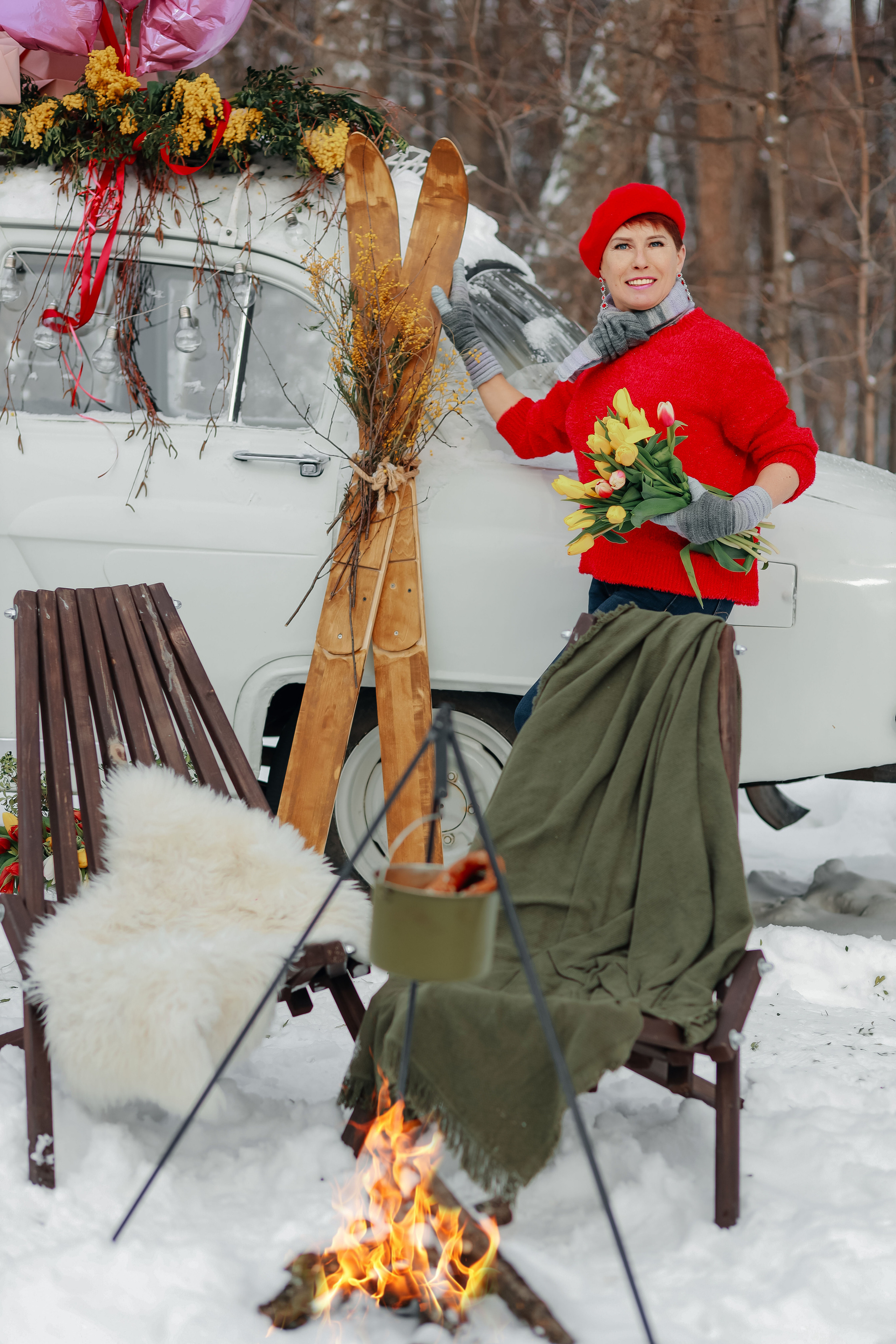 Фотосессия с цветами к 8 марту. Иванова Ирина Свадебный и семейный фотограф г. Уфа