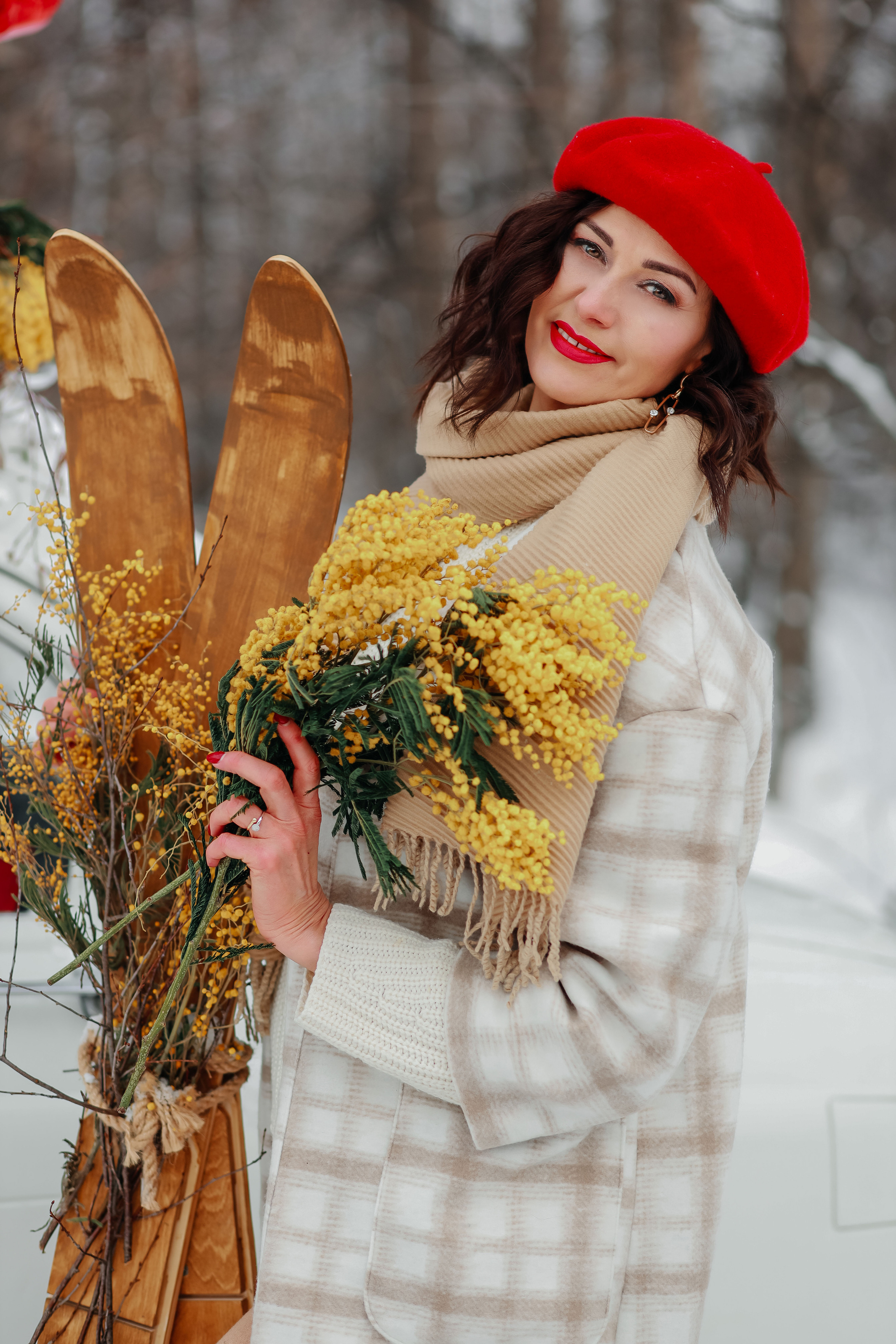 Фотосессия с цветами к 8 марту. Иванова Ирина Свадебный и семейный фотограф г. Уфа
