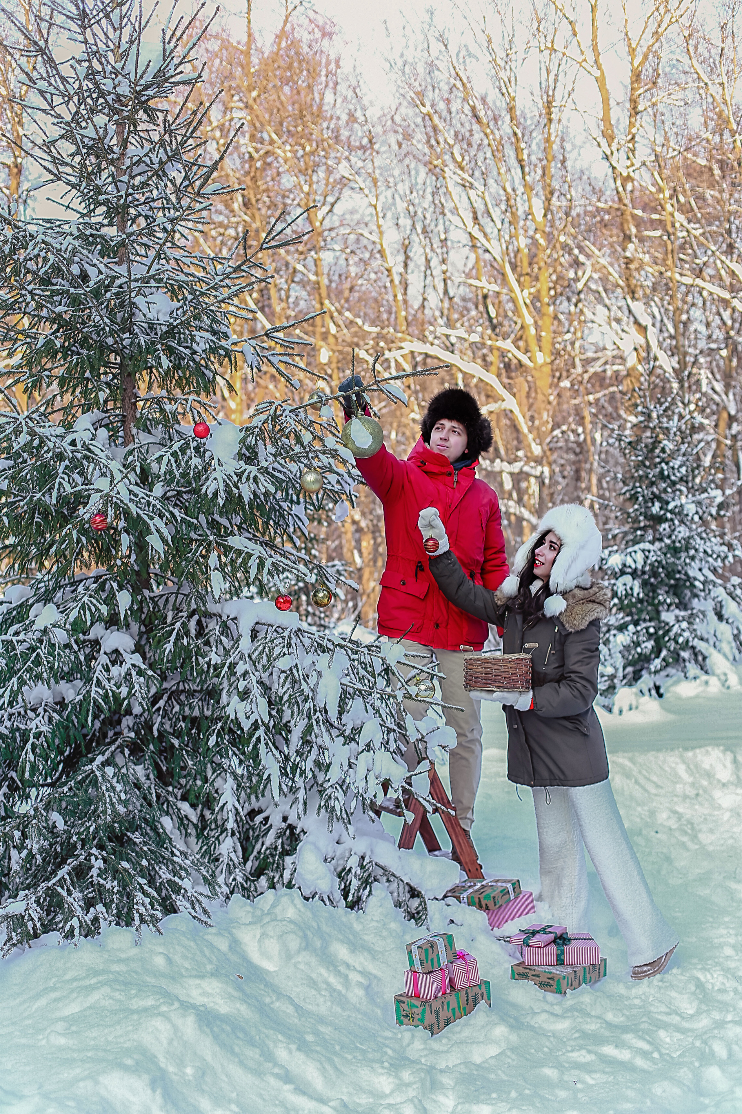 Лав история зимой. Иванова Ирина Свадебный и семейный фотограф г. Уфа