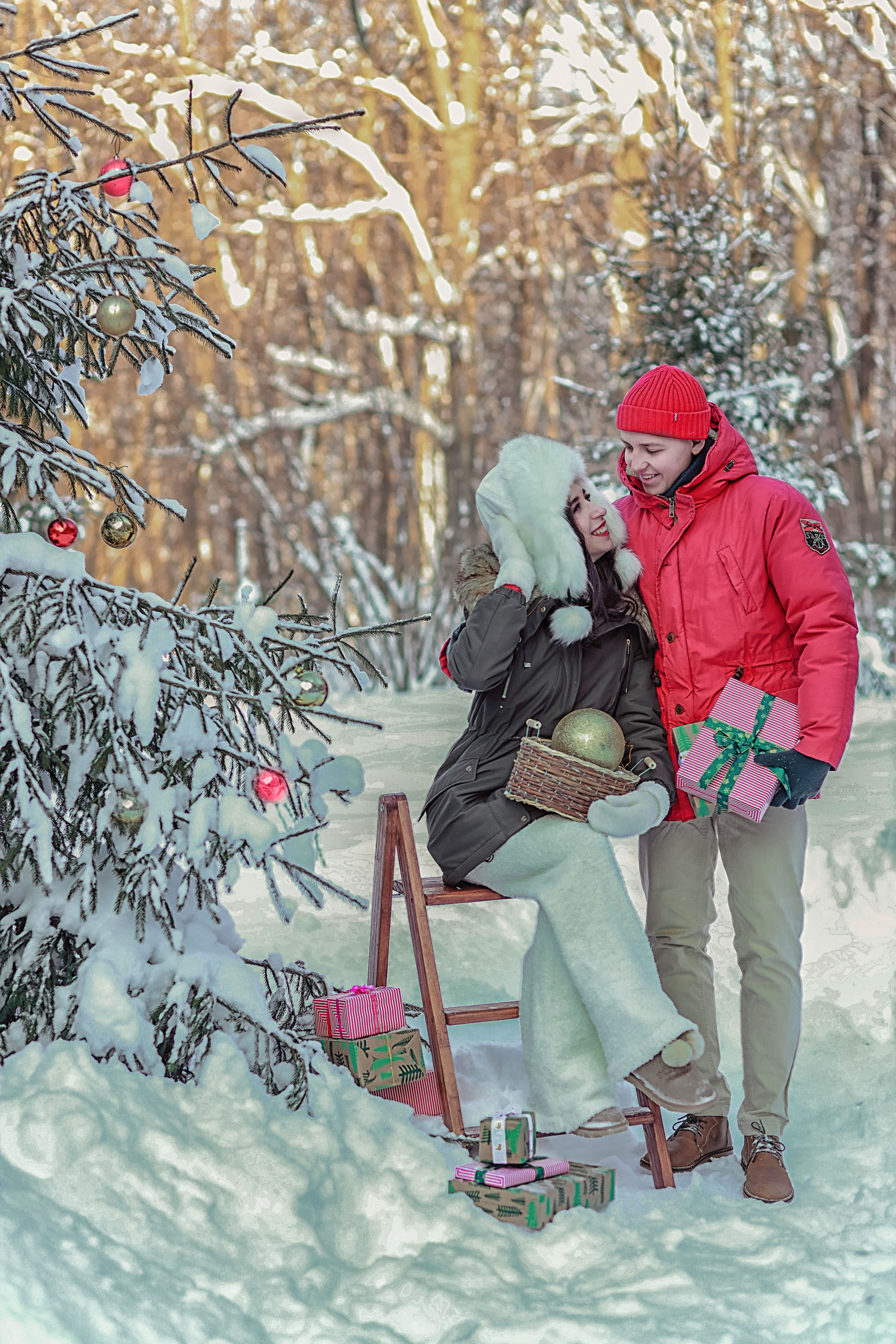 Лав история зимой. Иванова Ирина Свадебный и семейный фотограф г. Уфа