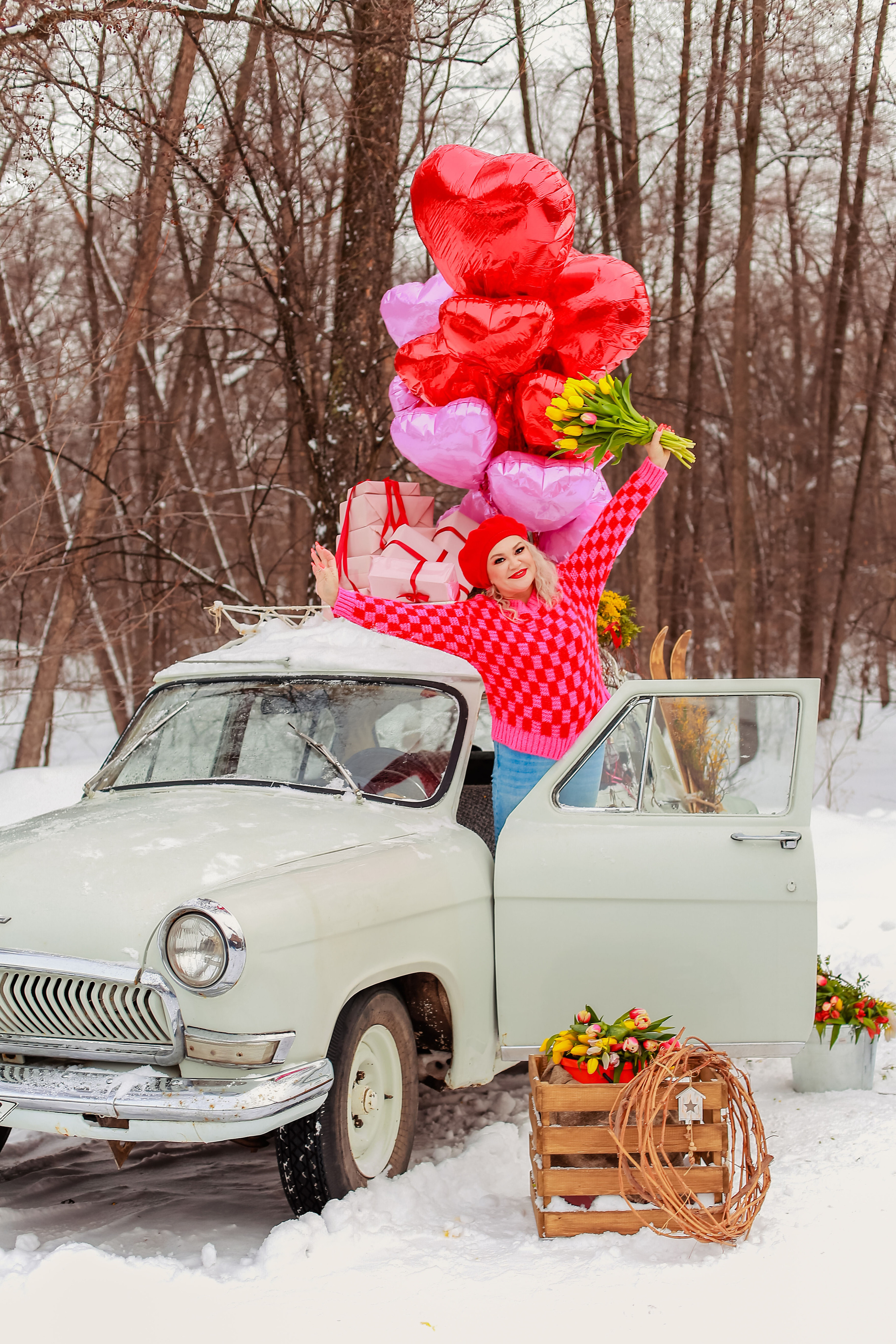 Фотосессия с цветами к 8 марту. Иванова Ирина Свадебный и семейный фотограф г. Уфа