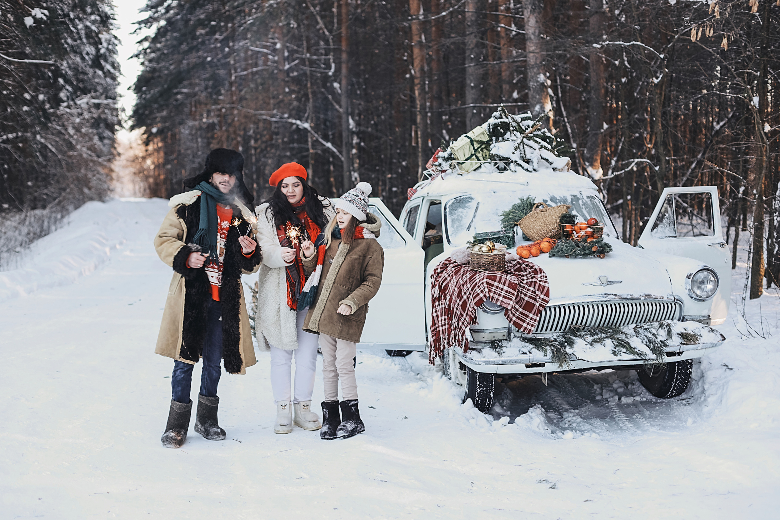 Фотосессия с ретро машиной. Иванова Ирина Свадебный и семейный фотограф г. Уфа