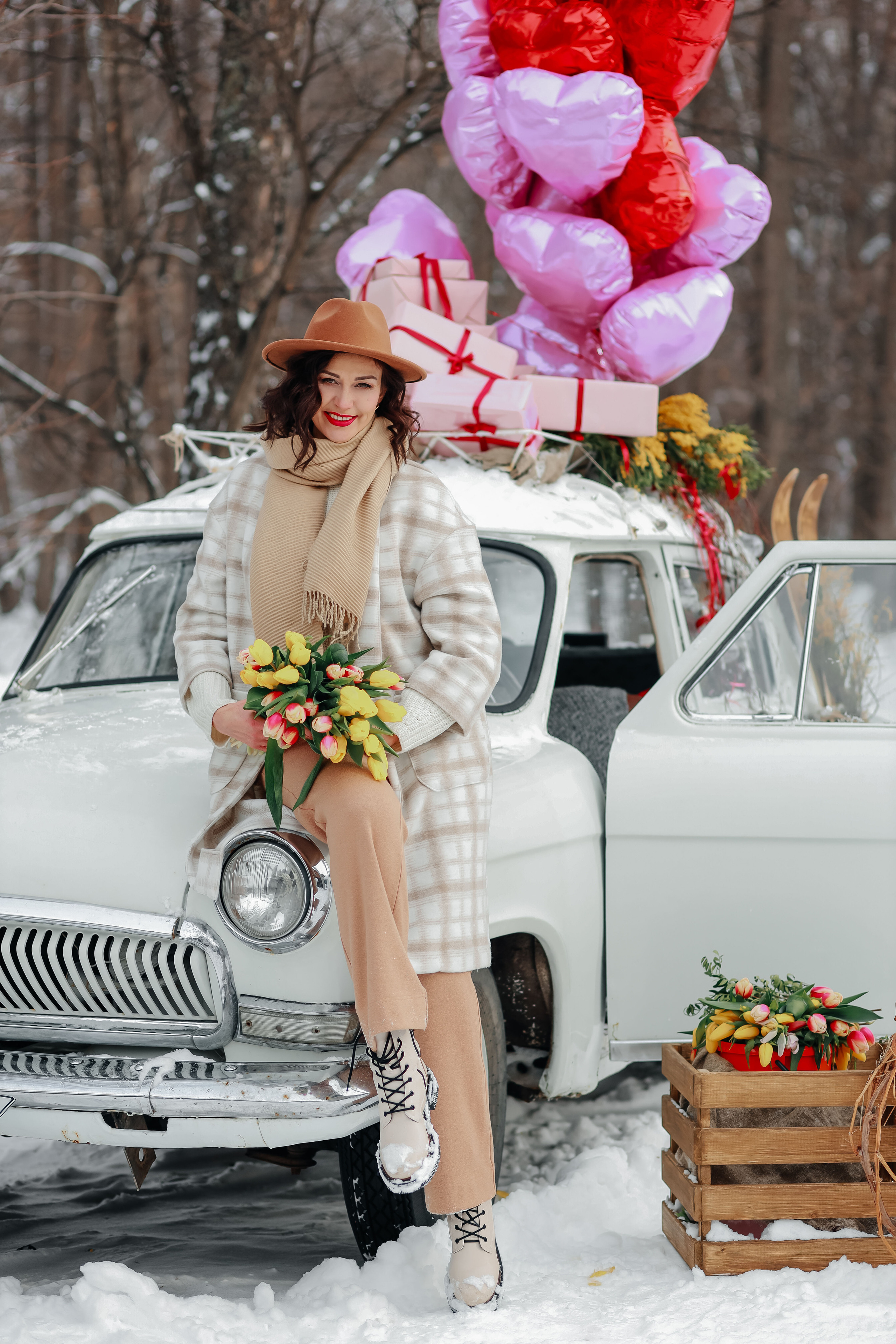 Фотосессия с цветами к 8 марту. Иванова Ирина Свадебный и семейный фотограф г. Уфа