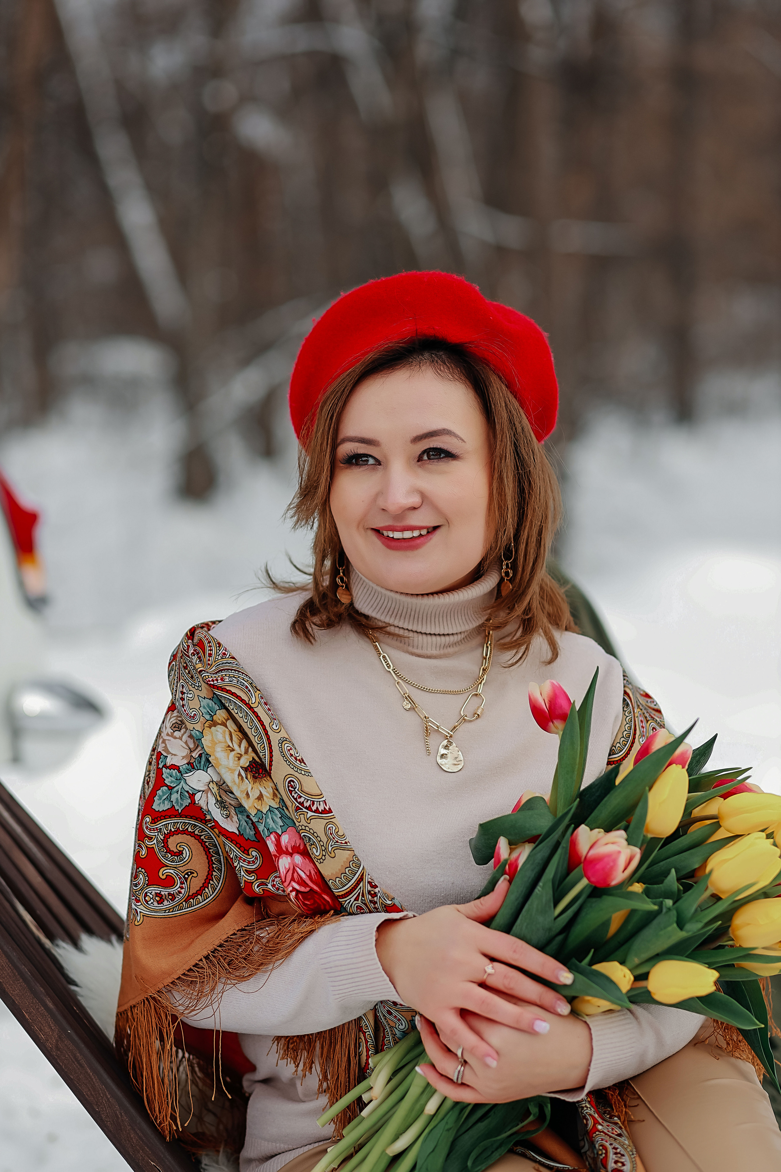 Фотосессия с цветами к 8 марту. Иванова Ирина Свадебный и семейный фотограф г. Уфа