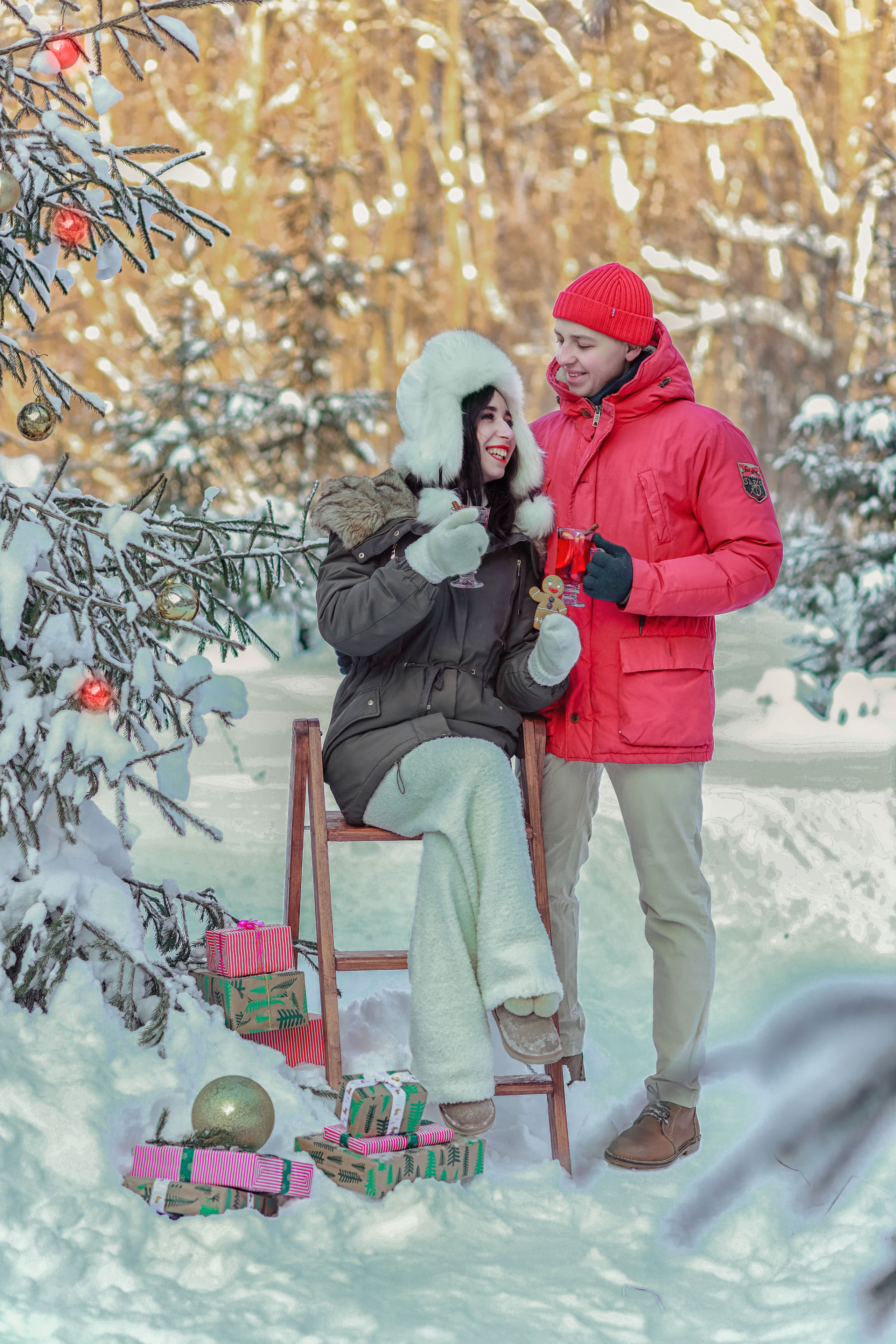 Лав история зимой. Иванова Ирина Свадебный и семейный фотограф г. Уфа