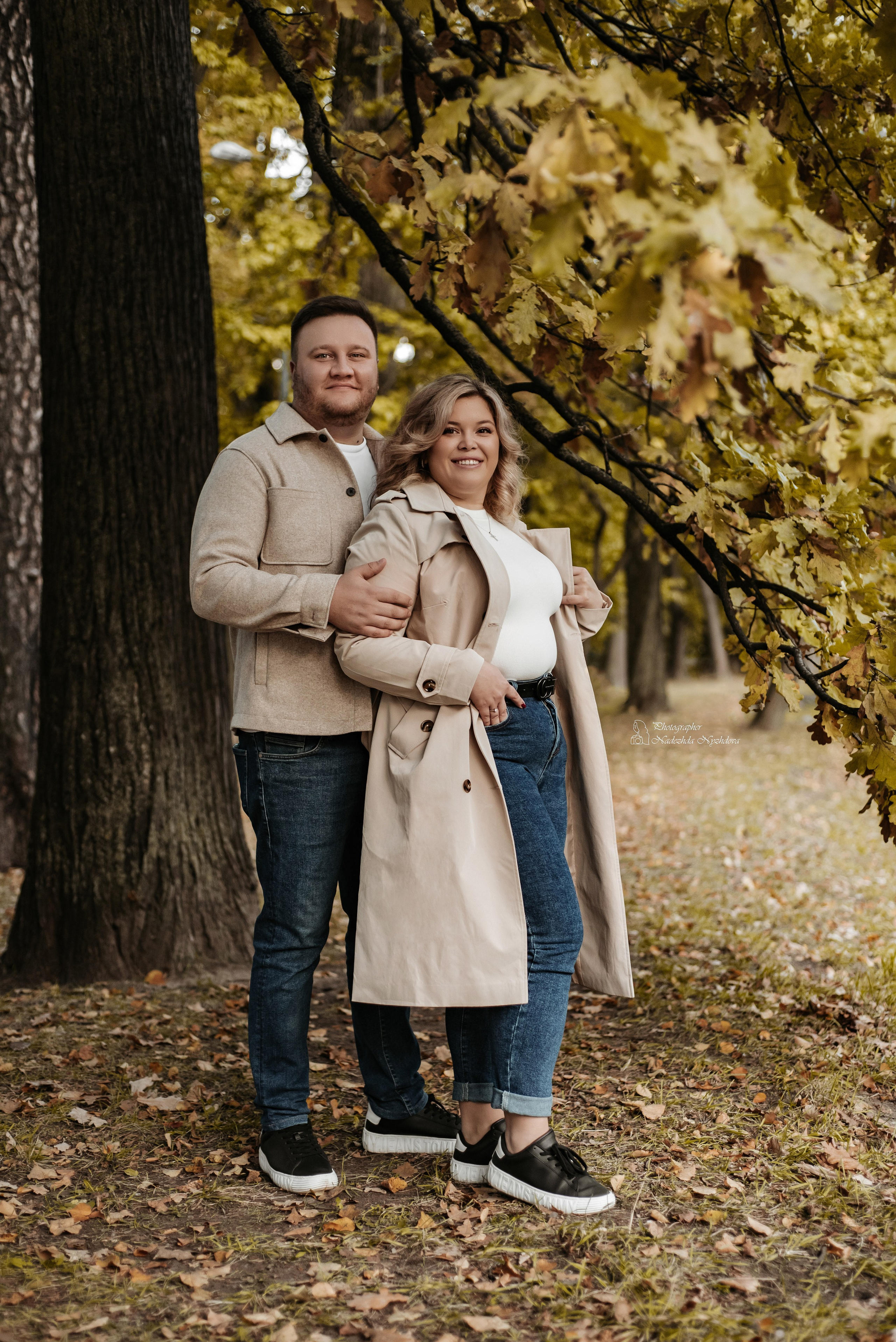 Осенняя прогулка с Каролиной, Владиславом и Асти ♡. Свадебный фотограф в Санкт-Петербурге Надежда Нуждова