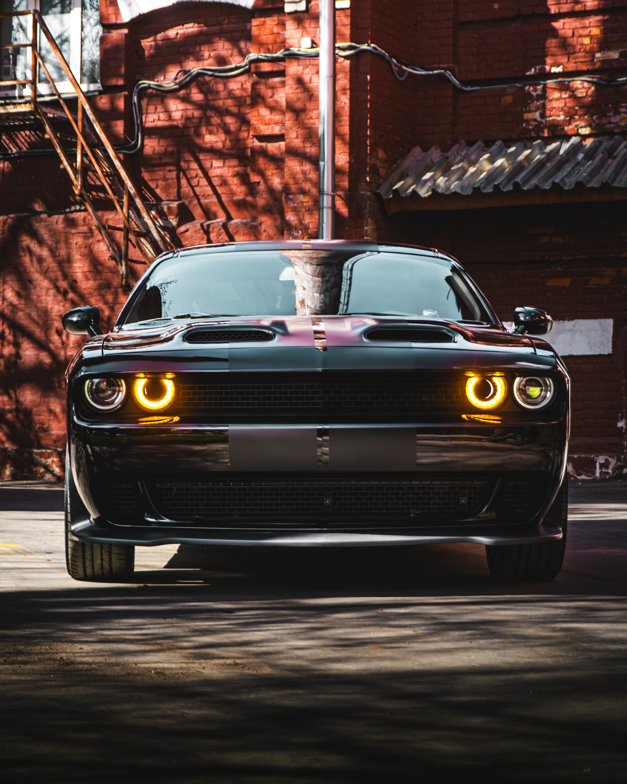 CHALLANGER & CORVETTE. Автомобильный фотограф в Москве