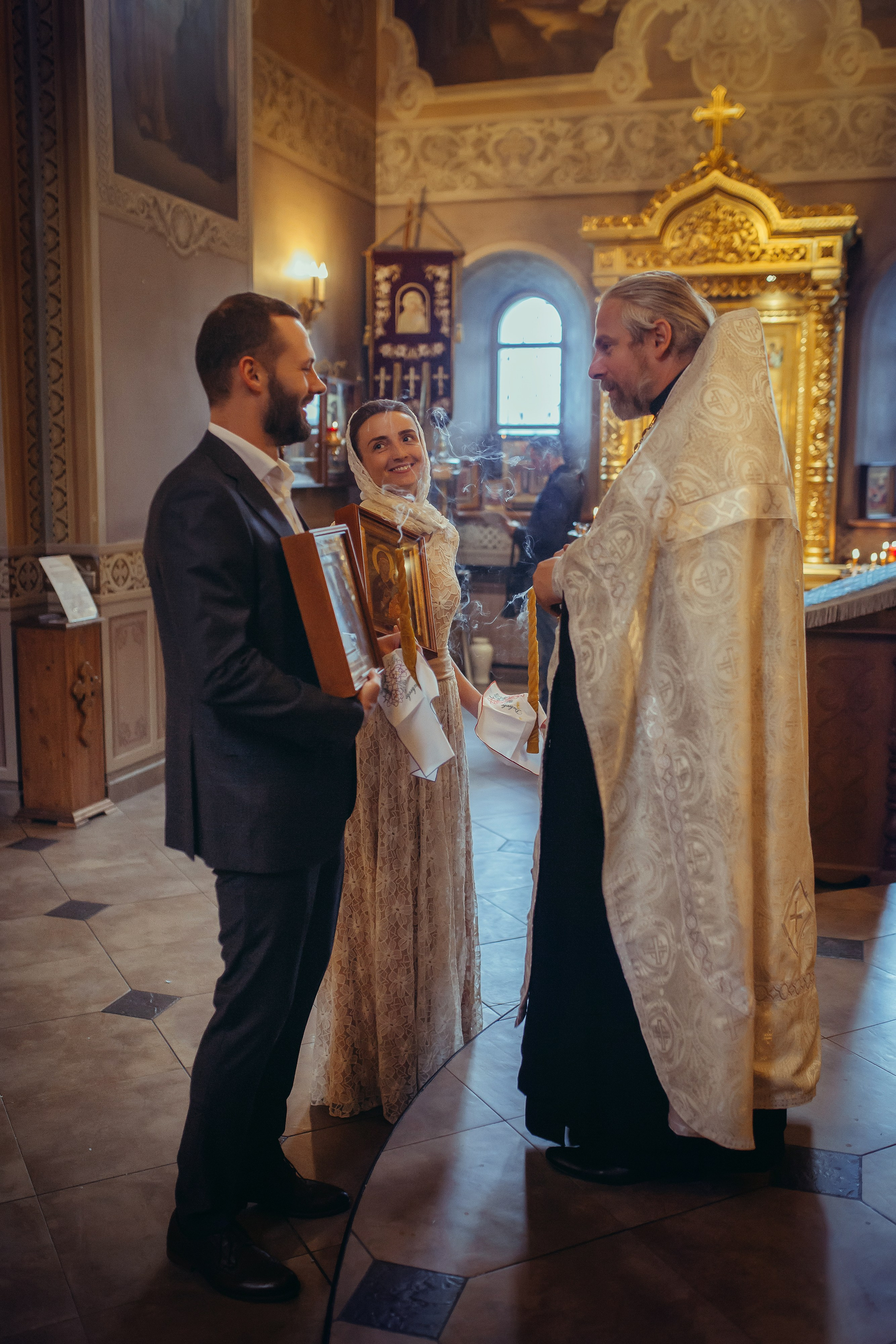 Венчание Виктора и Марии. Фотограф на Крещение, семейный фотограф в Москве