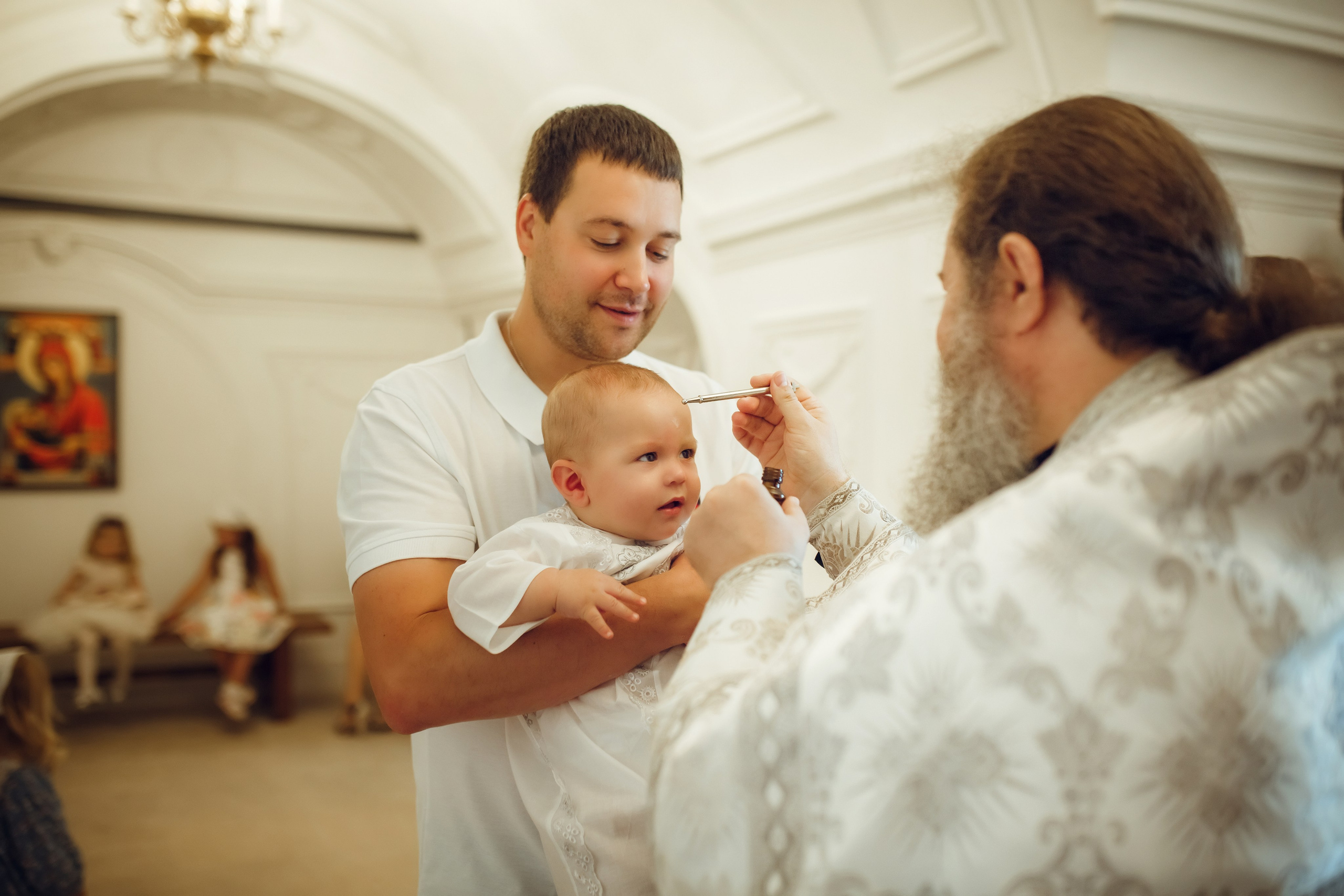 Крещение Эрнеста. Фотограф на Крещение, семейный фотограф в Москве