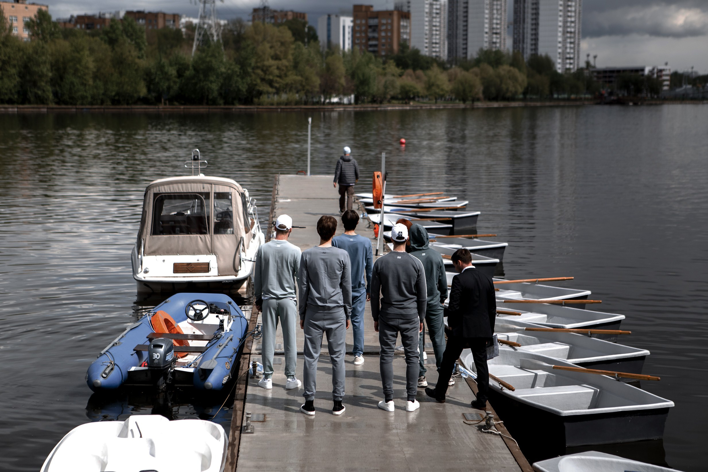 Показ на воде. Свадебный и портретный фотограф Москва