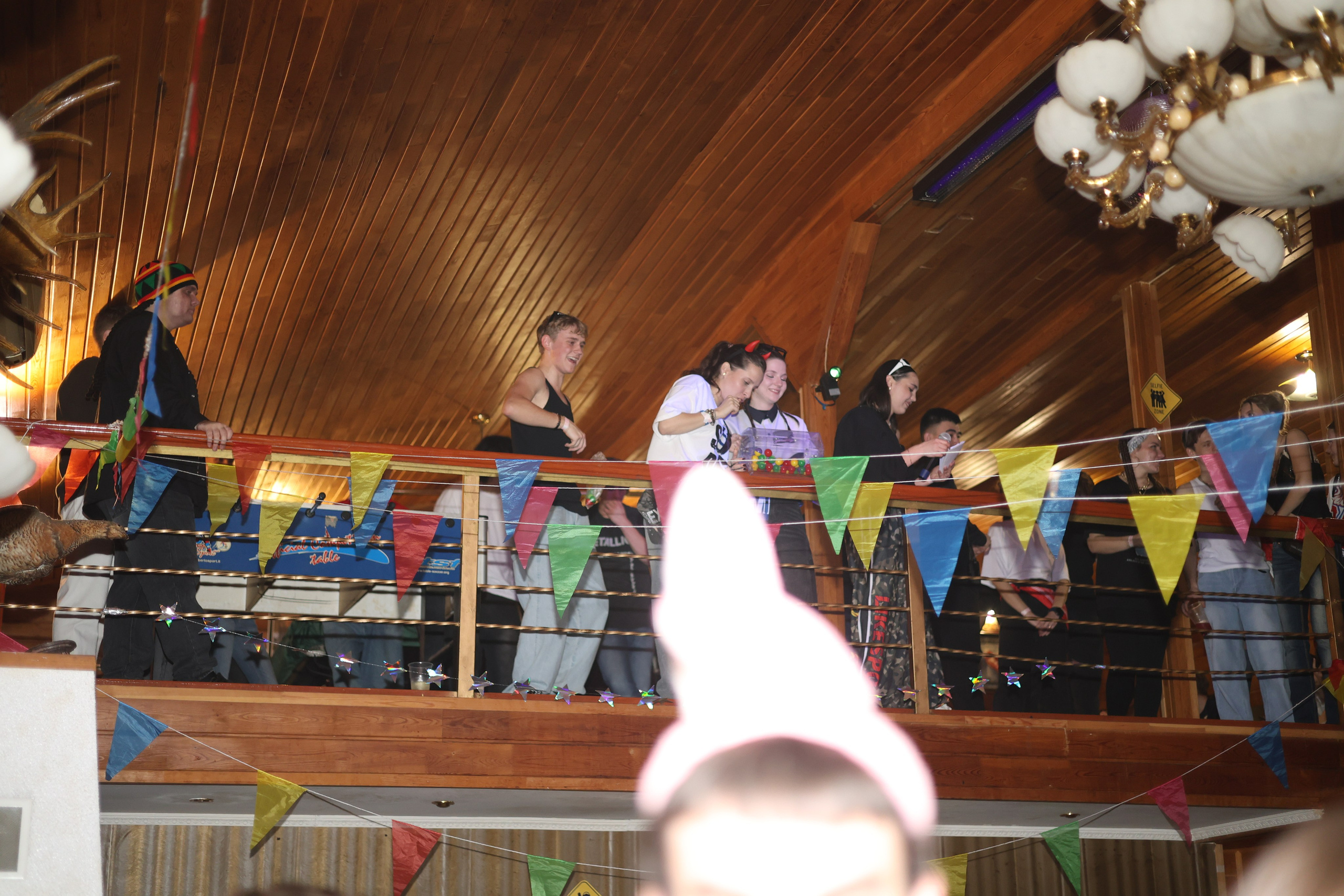 Student american-style party. Mintonov's Film Studio