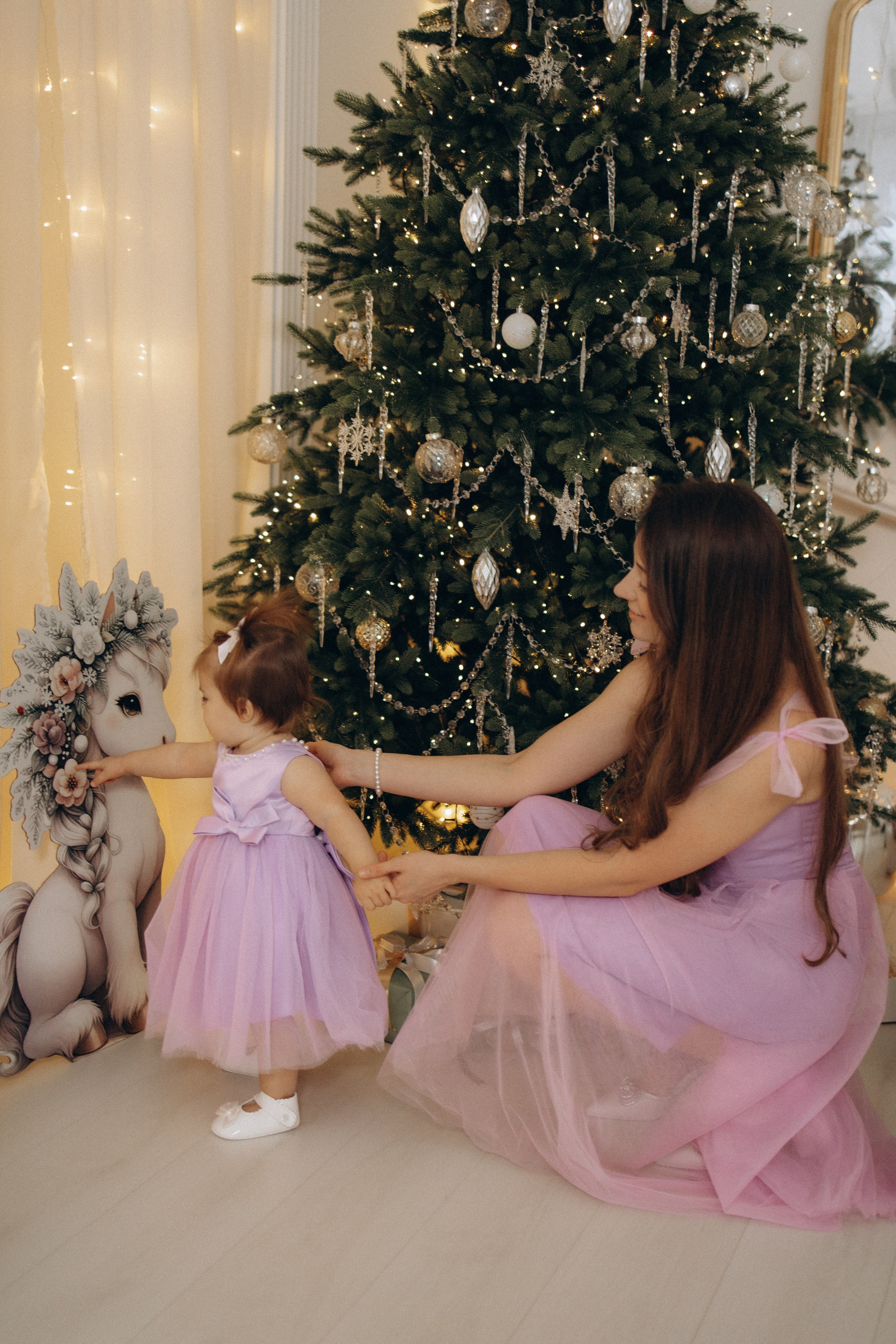 Новый год маленькой Анечки. Семейный фотограф в Москве Анастасия Шалда