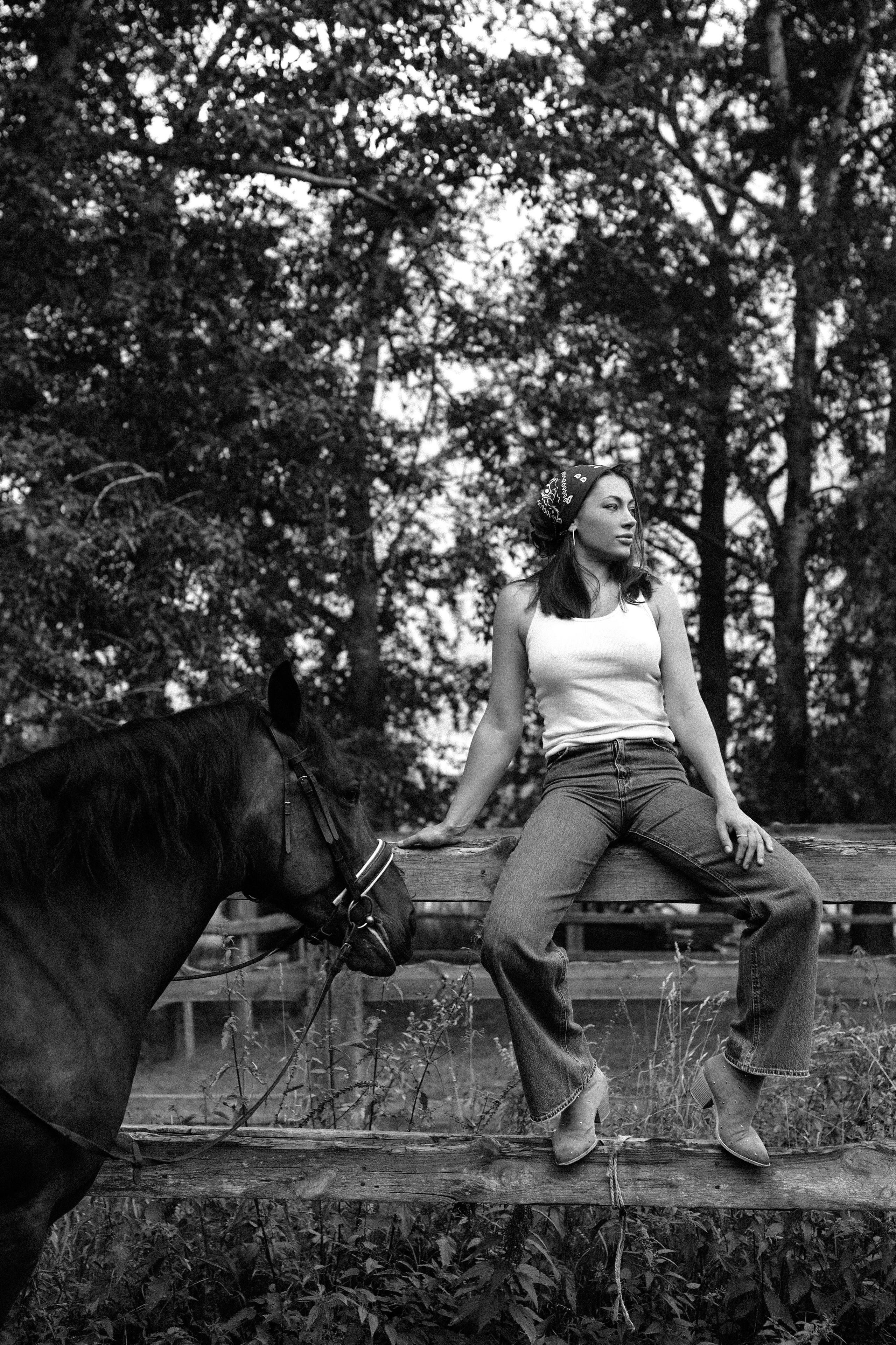 Юля с лошадками. Фотограф Нижний Новгород Юлия Болдырева