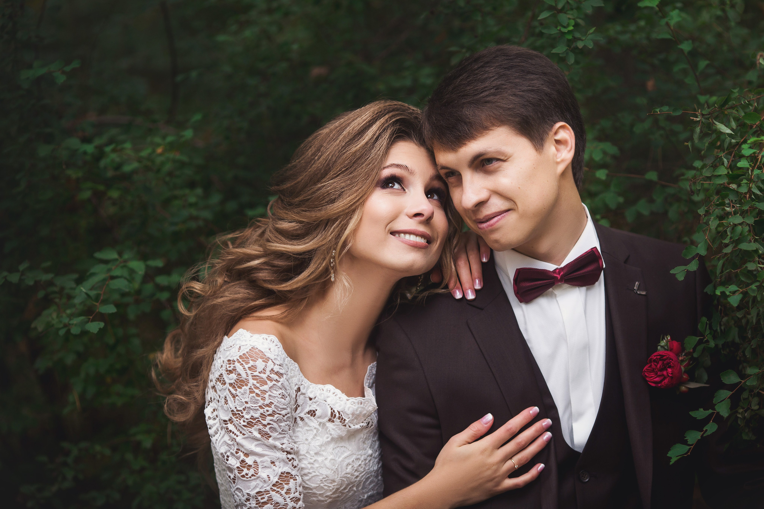 Макияж и прическа для невесты