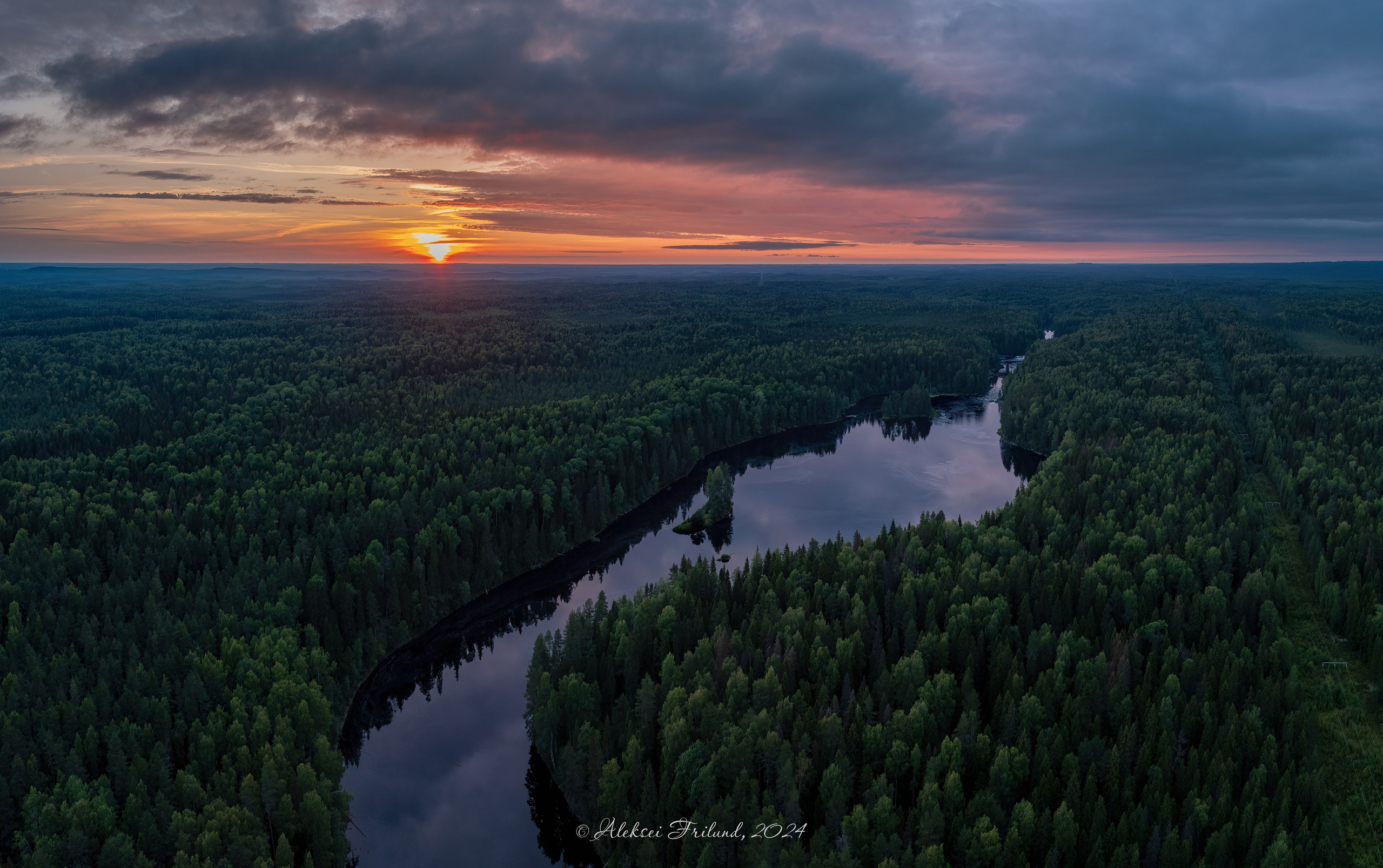 Природа Карелии. Аэросъемка. Фото и Видео в Карелии. Алексей Фрилунд