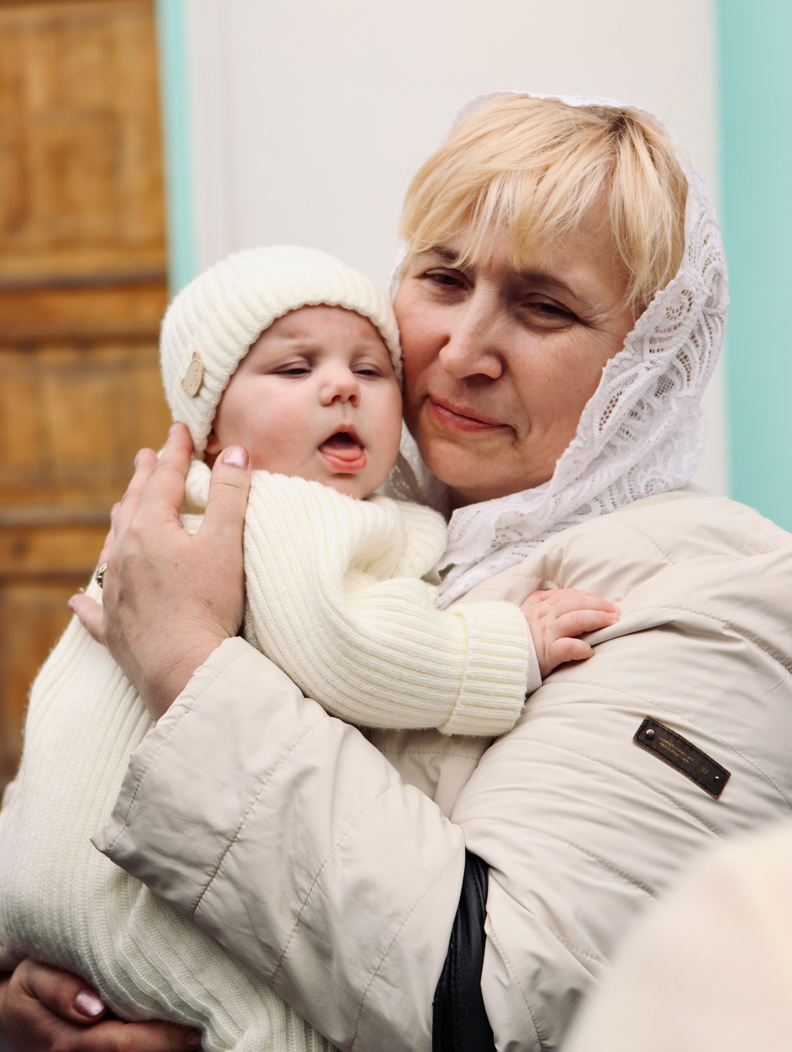 Анастасия и Вадим — крещение Виктории. Фотограф в Курске Смирнов Евгений