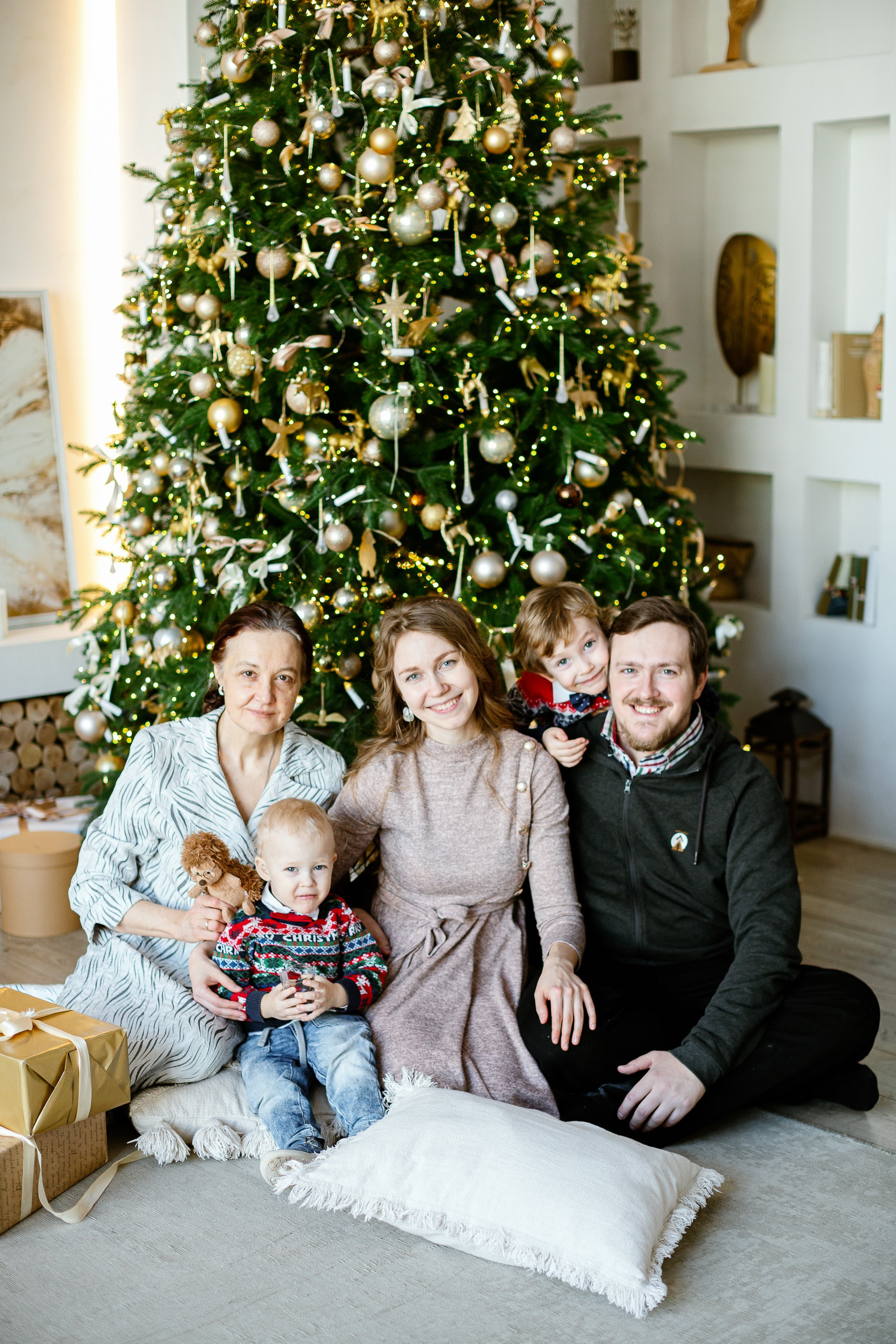 Новогодняя фотосессия в студии