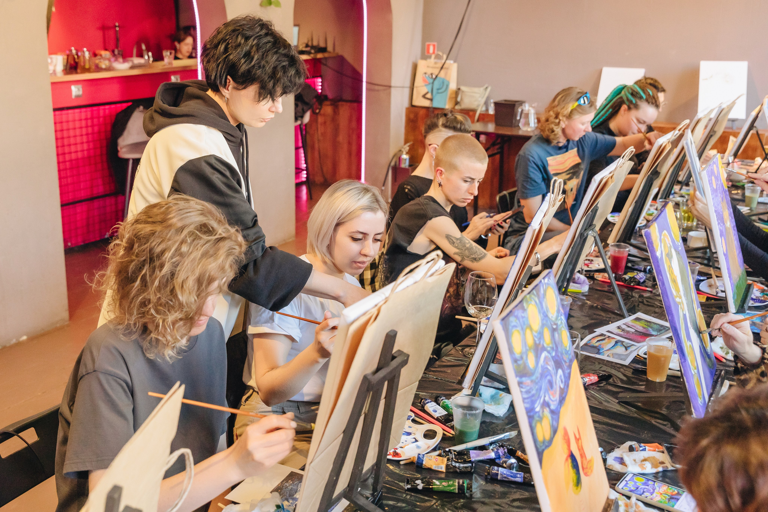 Арт-вечеринка. Семейный фотограф в Санкт-Петербурге Ева Маркова