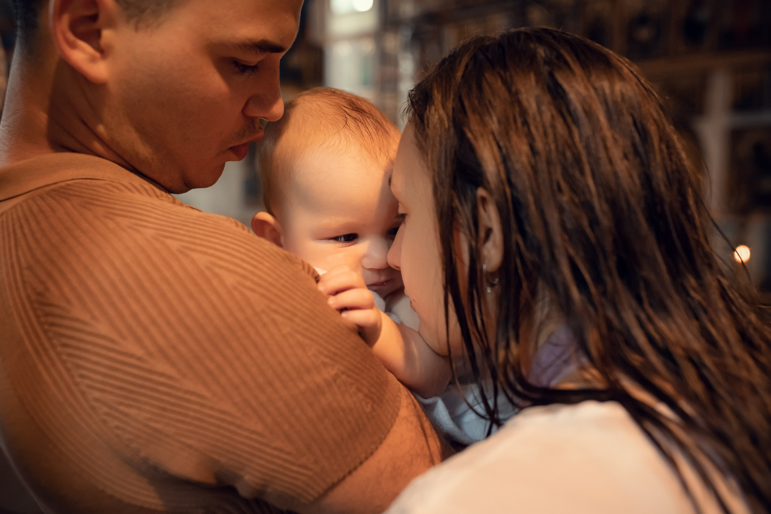 Крещение Михаила и Светланы в Храме во имя святителя Николы Чудотворца. Екатерина Крапивина фотограф церковных Таинств в Нижний Новгороде