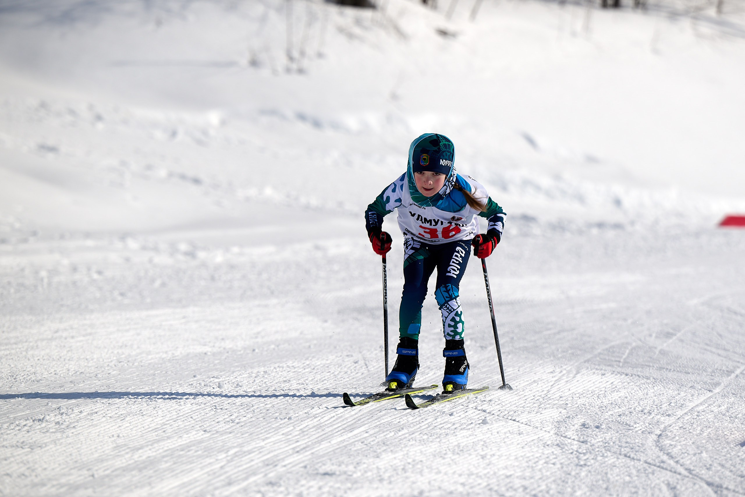 Всероссийские соревнования по лыжным гонкам «Пионерская правда». Ижевс. Спортивный репортажный фотограф в Ижевске Сергей Мерзляков