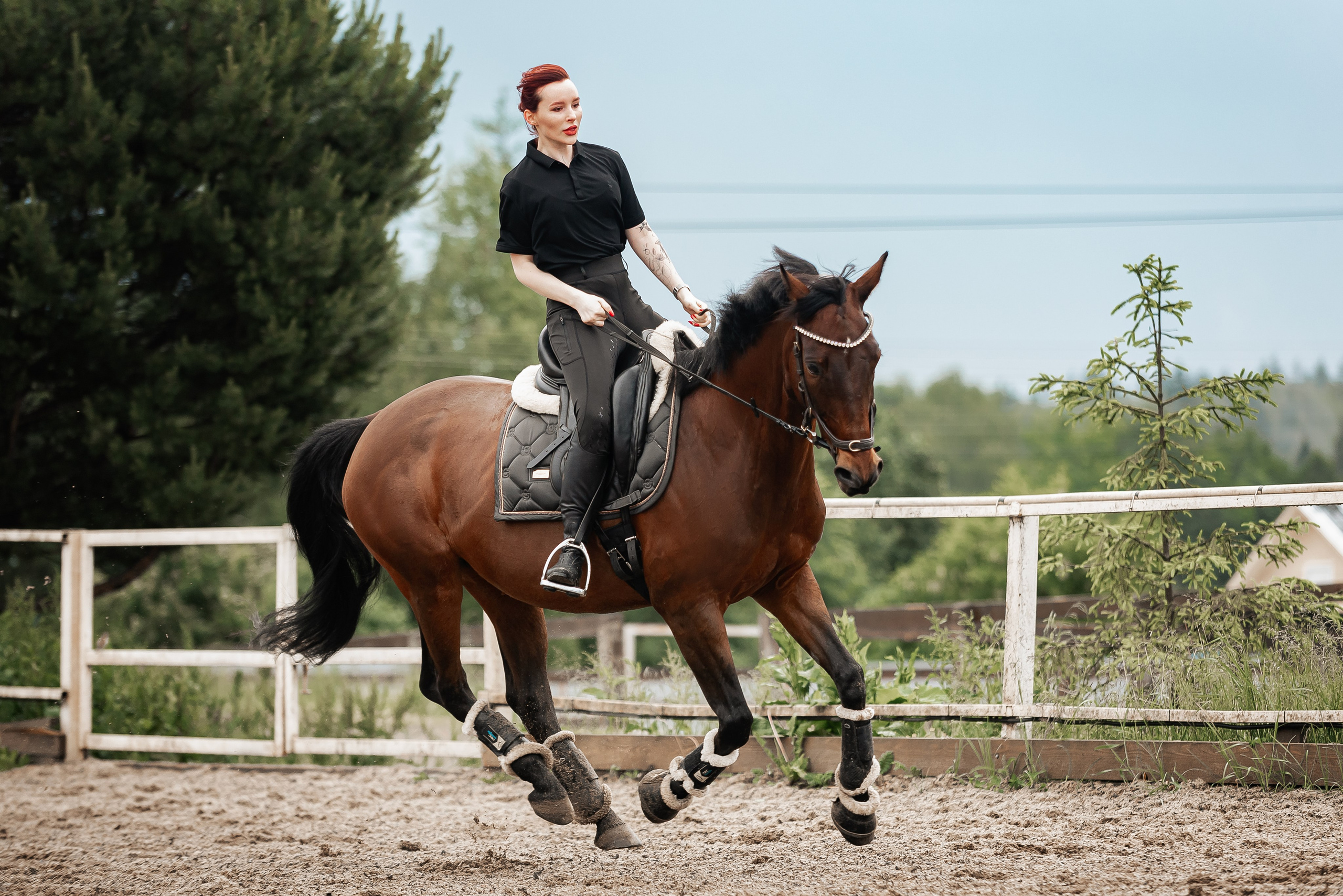 Ольга и Шерави. Куракина Дарья • Конный фотограф