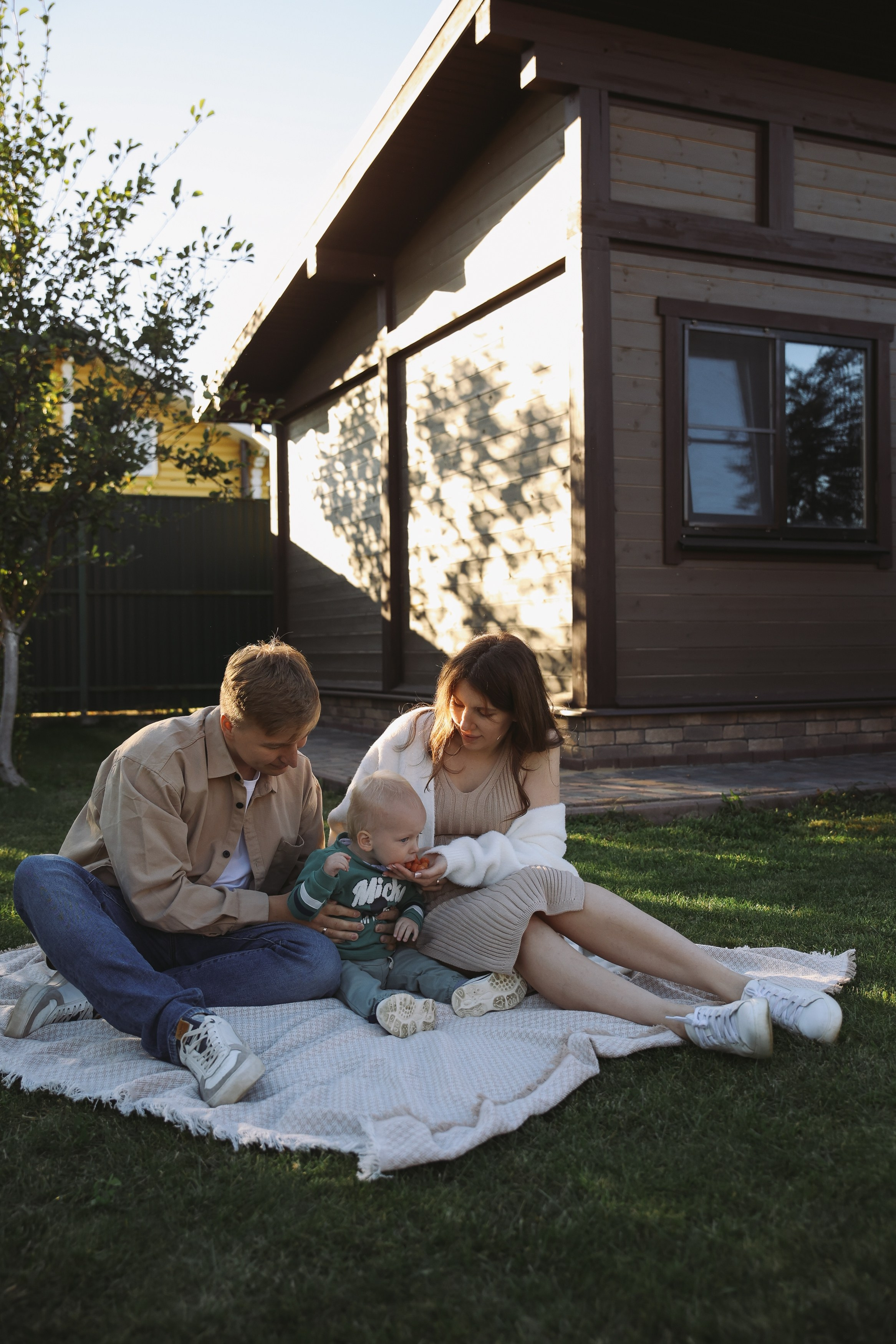 Семейная фотосессия дома Домашняя фотосессия Фотосессия беременности. Фотограф Владимир Москва