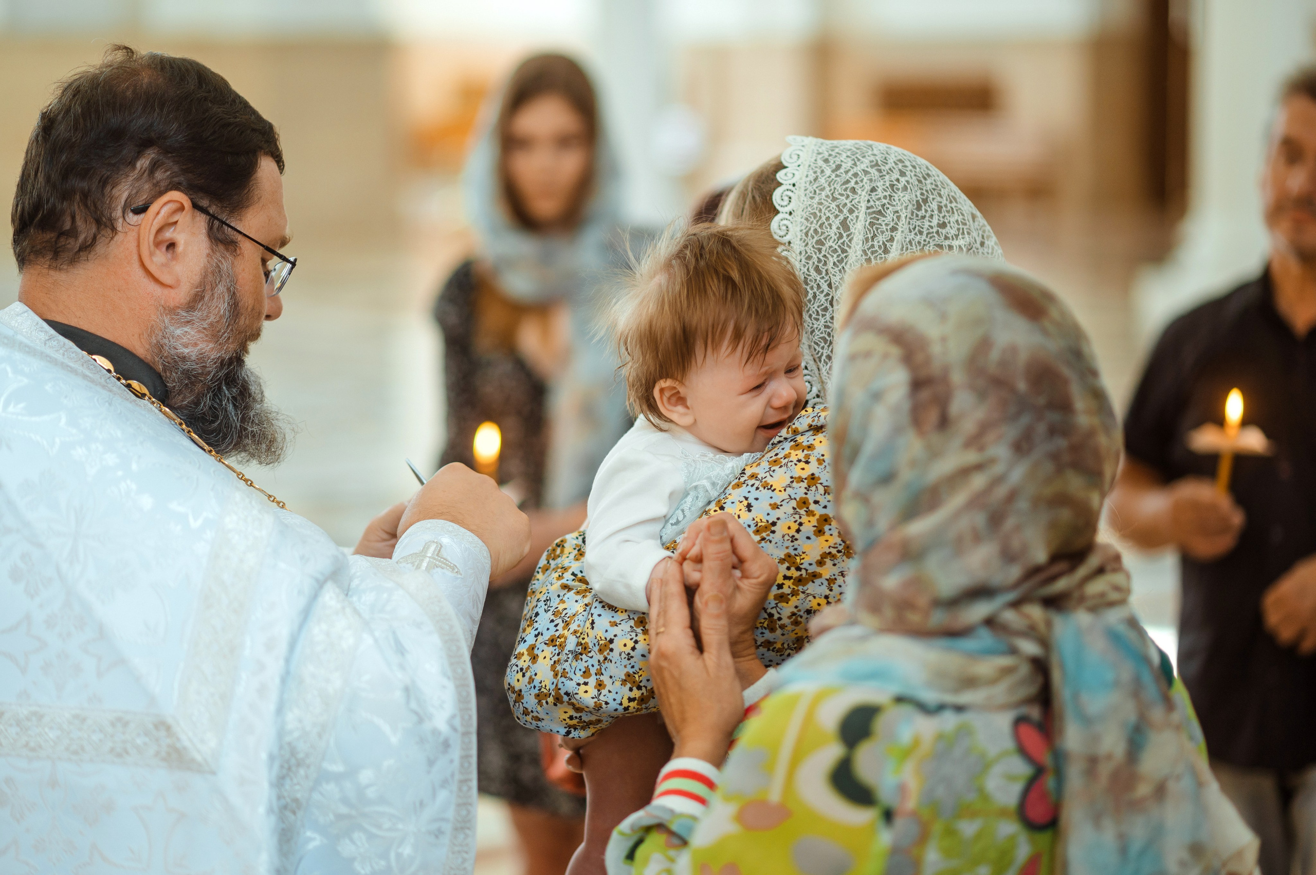 Крещение Сони. Спасский кафедральный собор. Свадебный и семейный Фотограф в Пензе Татьяна Лапоногова