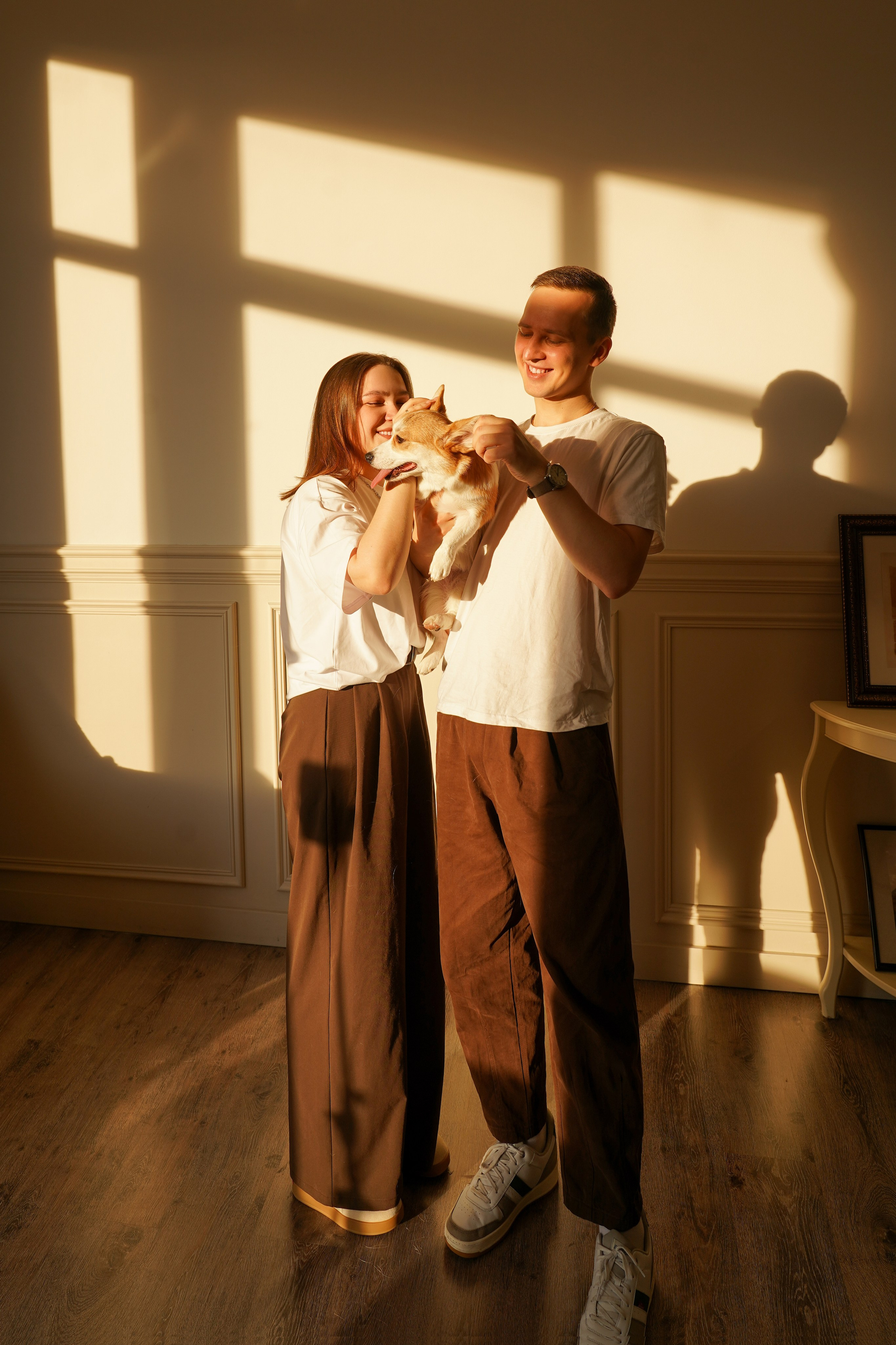 Кирилл, Анастасия и собачка Мира). Анна, фотограф Москва, Зеленоград