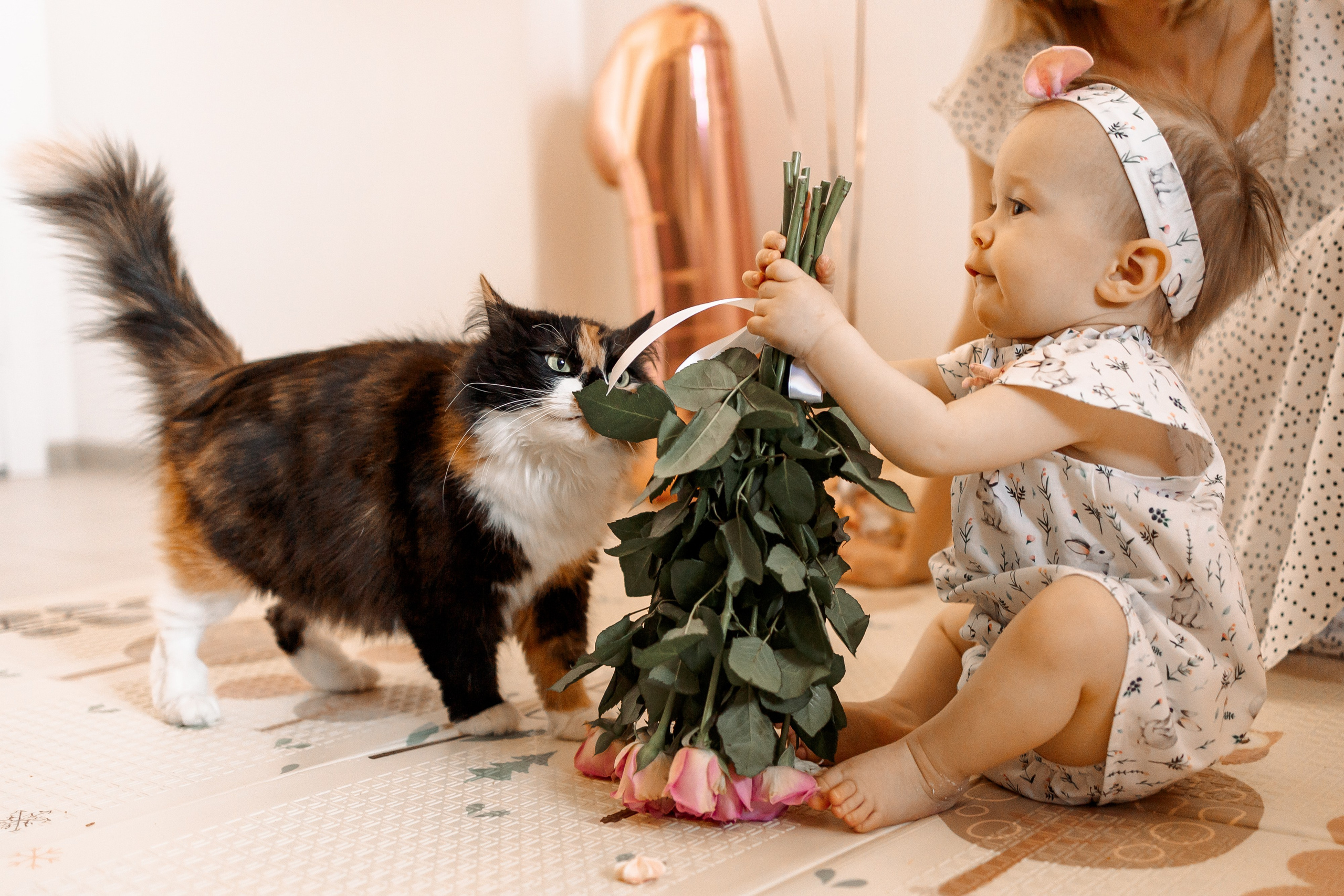 Первый день рождения малышки. Семейный Фотограф в Москве Евгения Симоненко