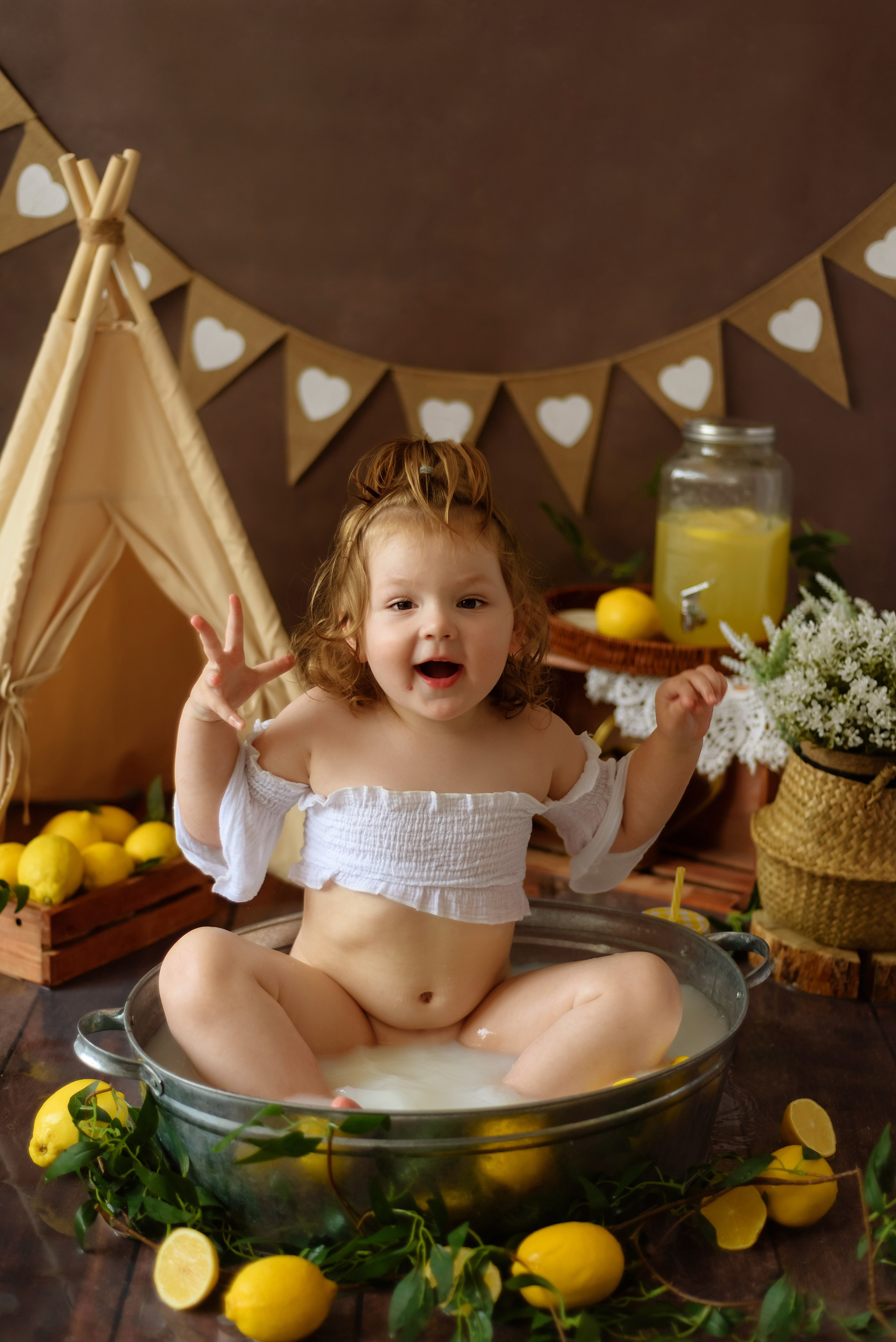 Фотопроект «Лимончики» Алиса. Детский Фотограф |Фотограф на годик в Брянске Ирина Романова