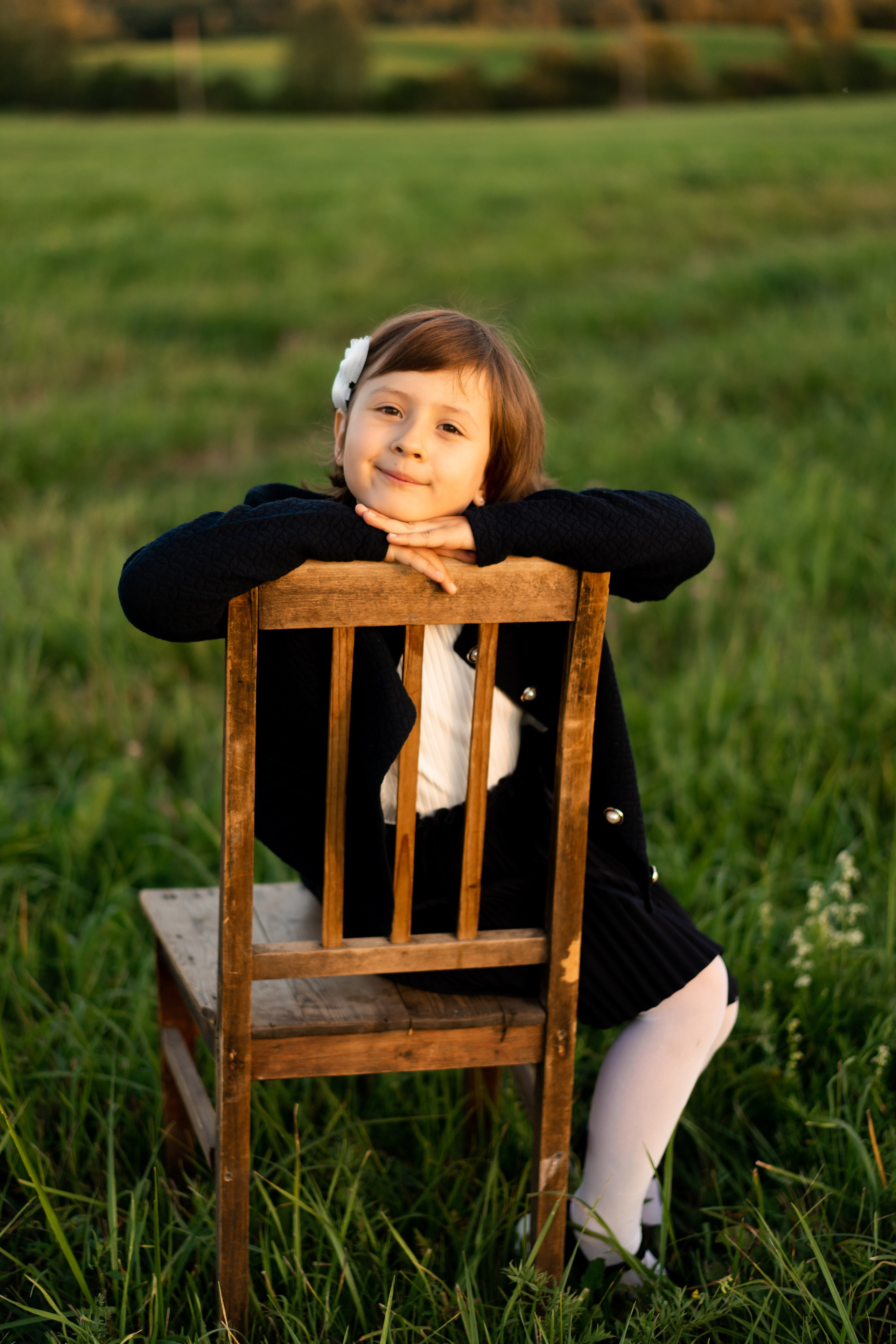 Майя. Первый раз в 1 класс. Семейный и детский фотограф в Санкт-Петербурге Дарина Герчиу