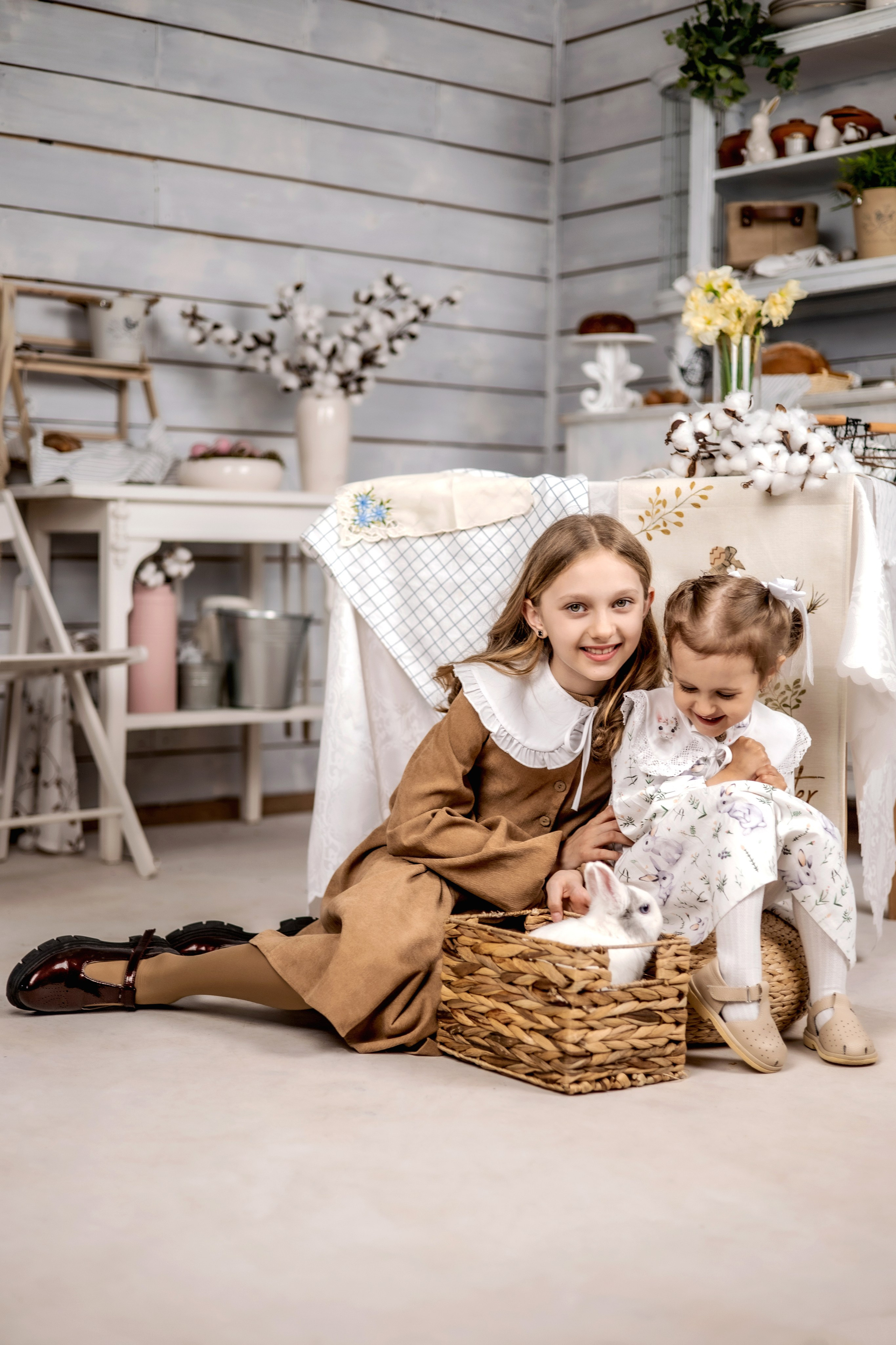 Пасхальный детский фотопроект 2024. Фотограф Надежда Лукьянова