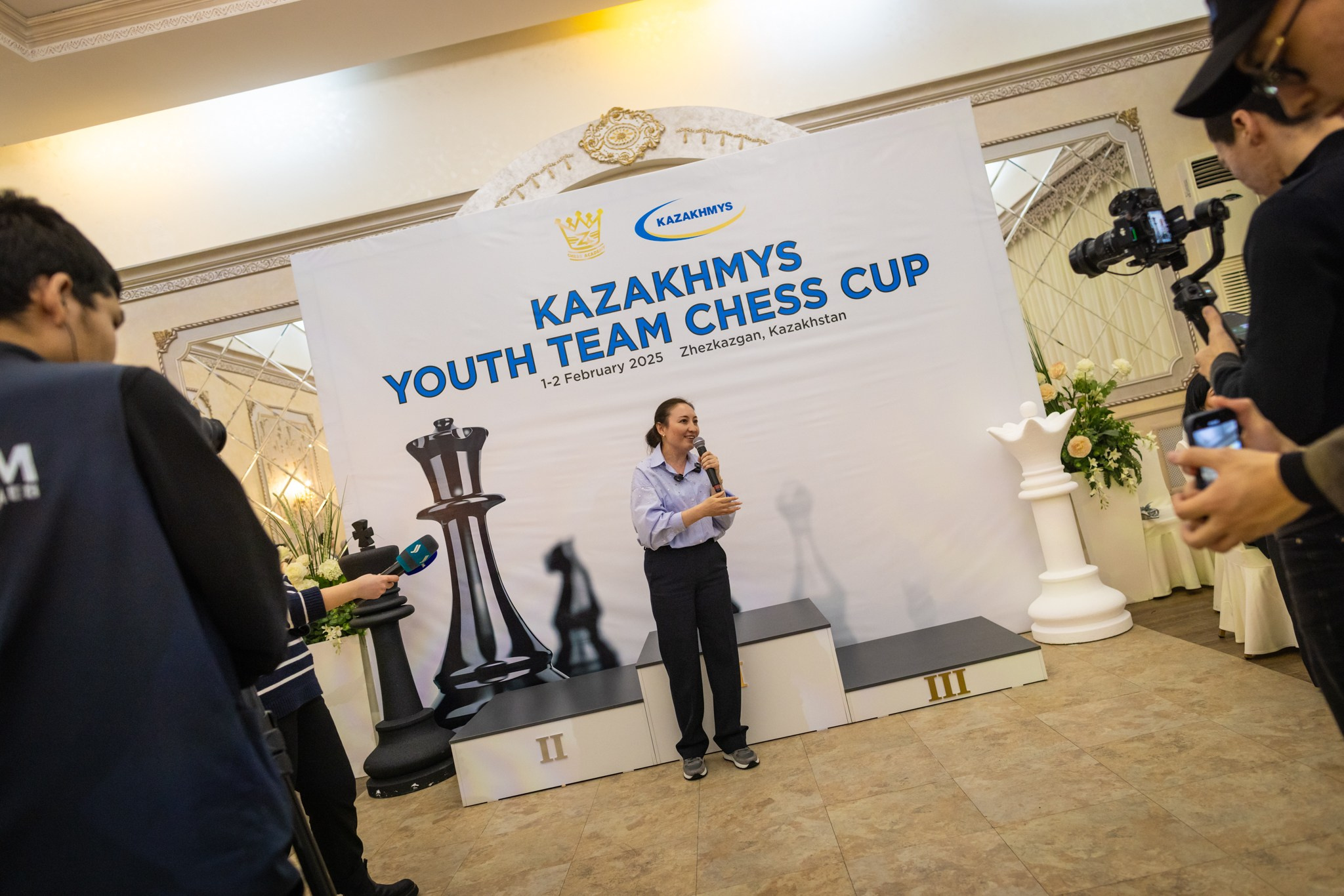 2025.02.01 KAZAKHMYS Youth Team Chess CUP 2025 — Closing Ceremony. Фотограф Анна Штурман (репортажная съёмка любых событий и мероприятий) Anna Shtourman photographer