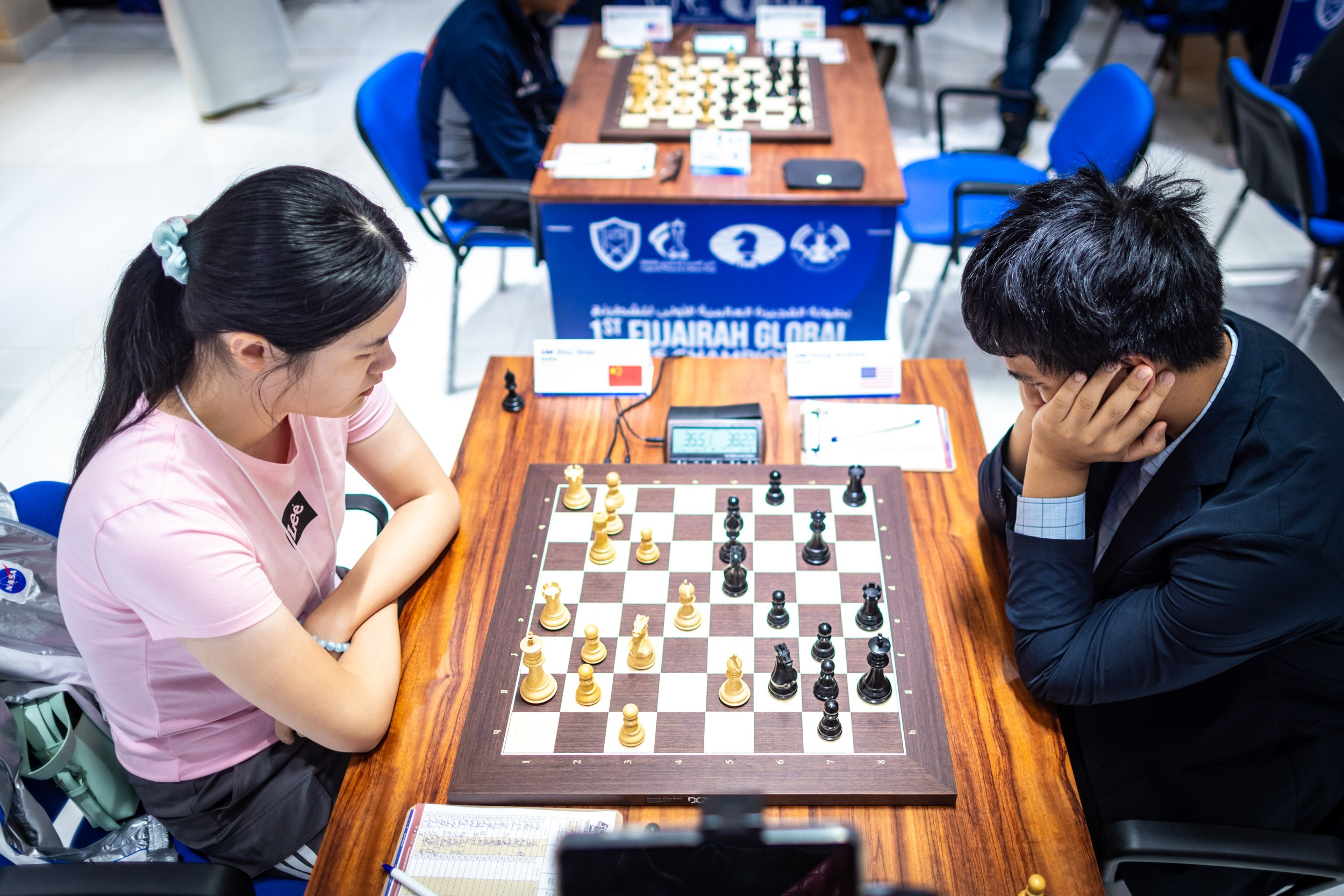 2025.08.29 1st. FUJAIRAH GLOBAL Chess Championship — Round6. Фотограф Анна Штурман (репортажная съёмка любых событий и мероприятий) Anna Shtourman photographer