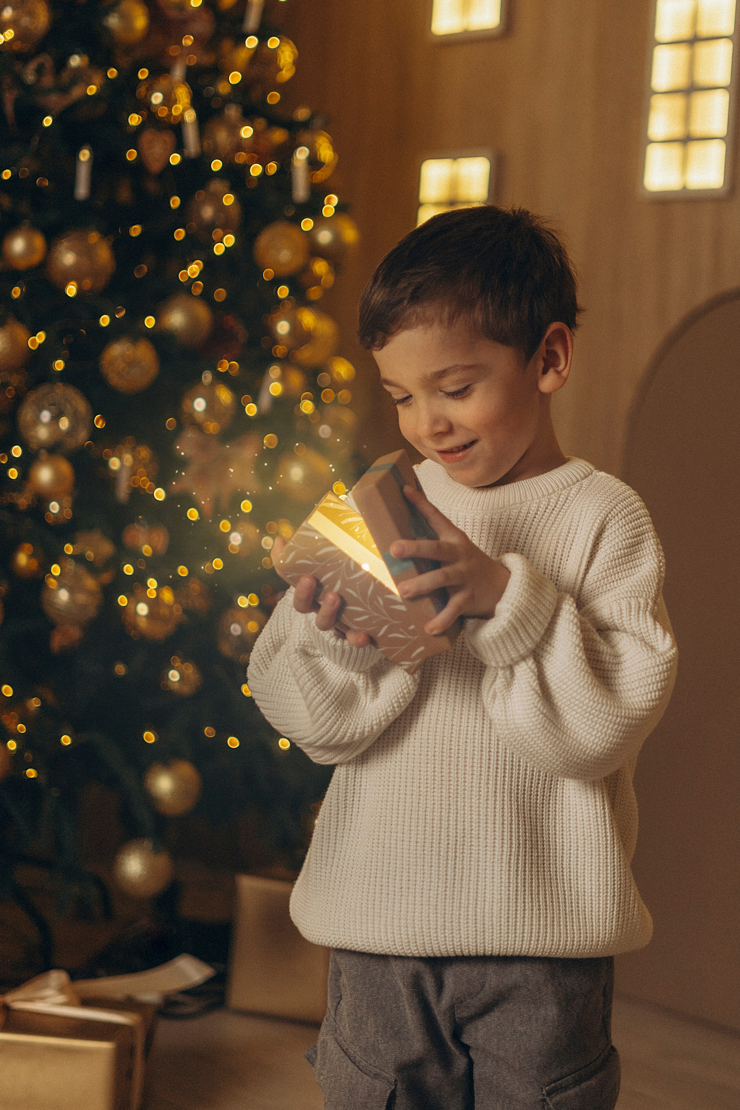 новогодняя фотосессия в студии