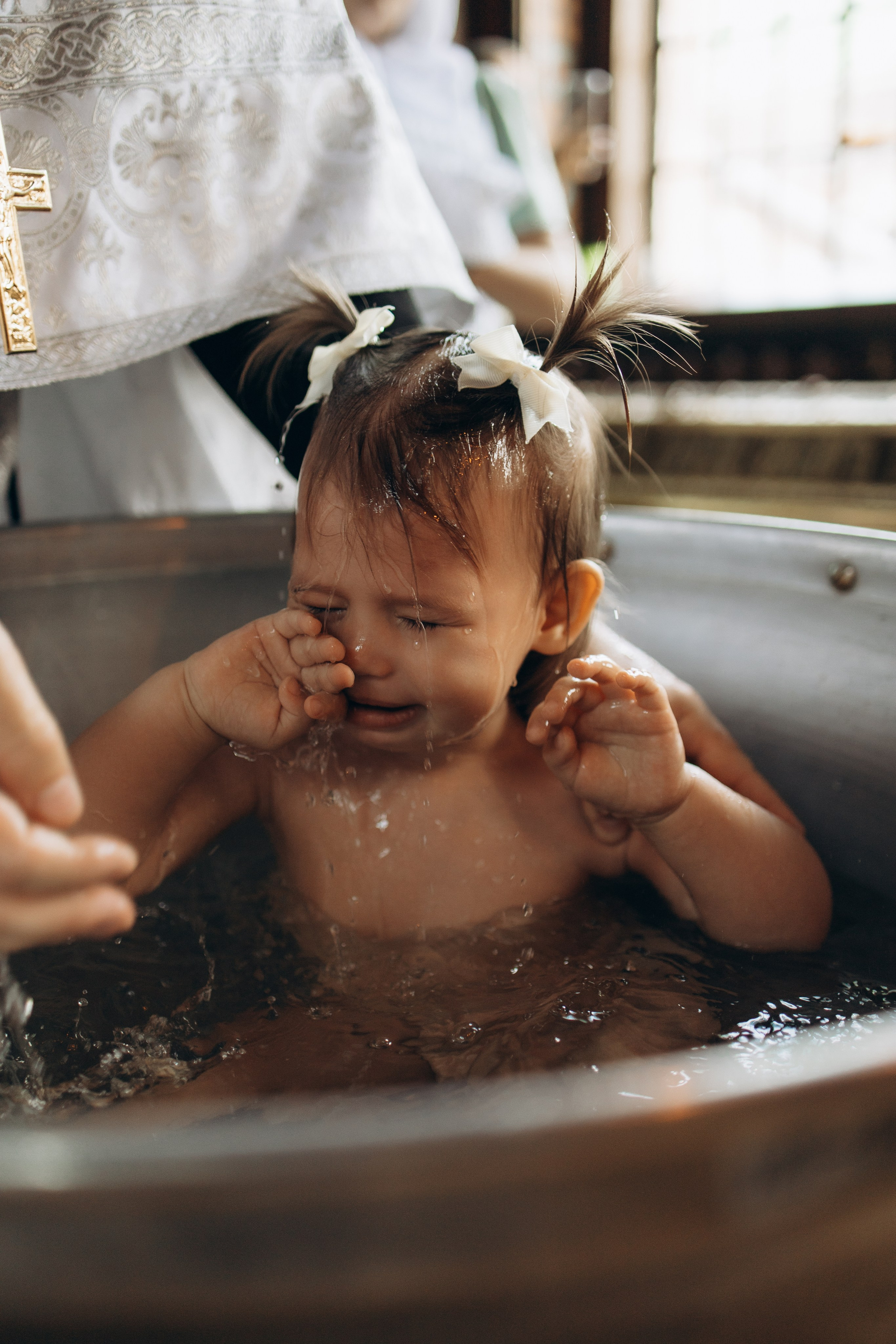 Крещение Стефании. Самый теплый фотограф в Краснодаре Рябоконь Ксения