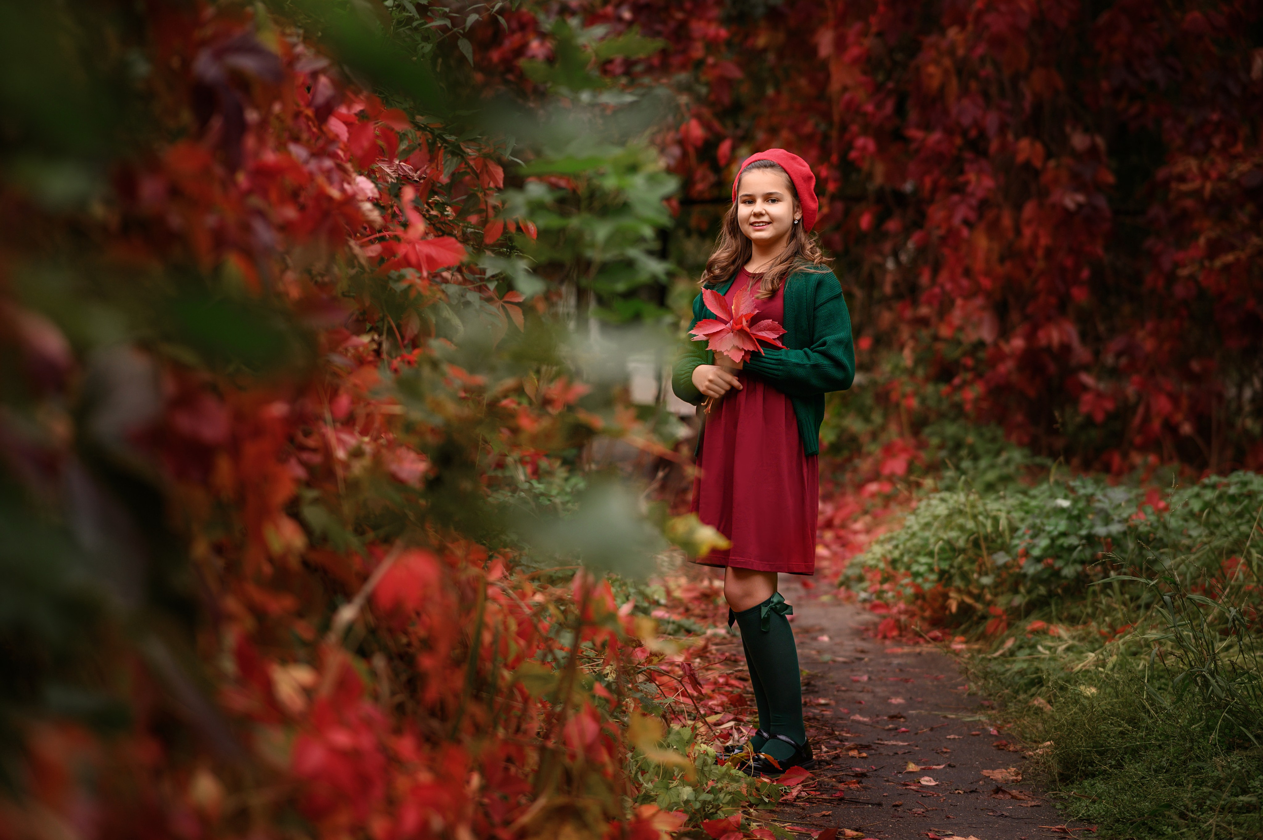 Мария с детьми