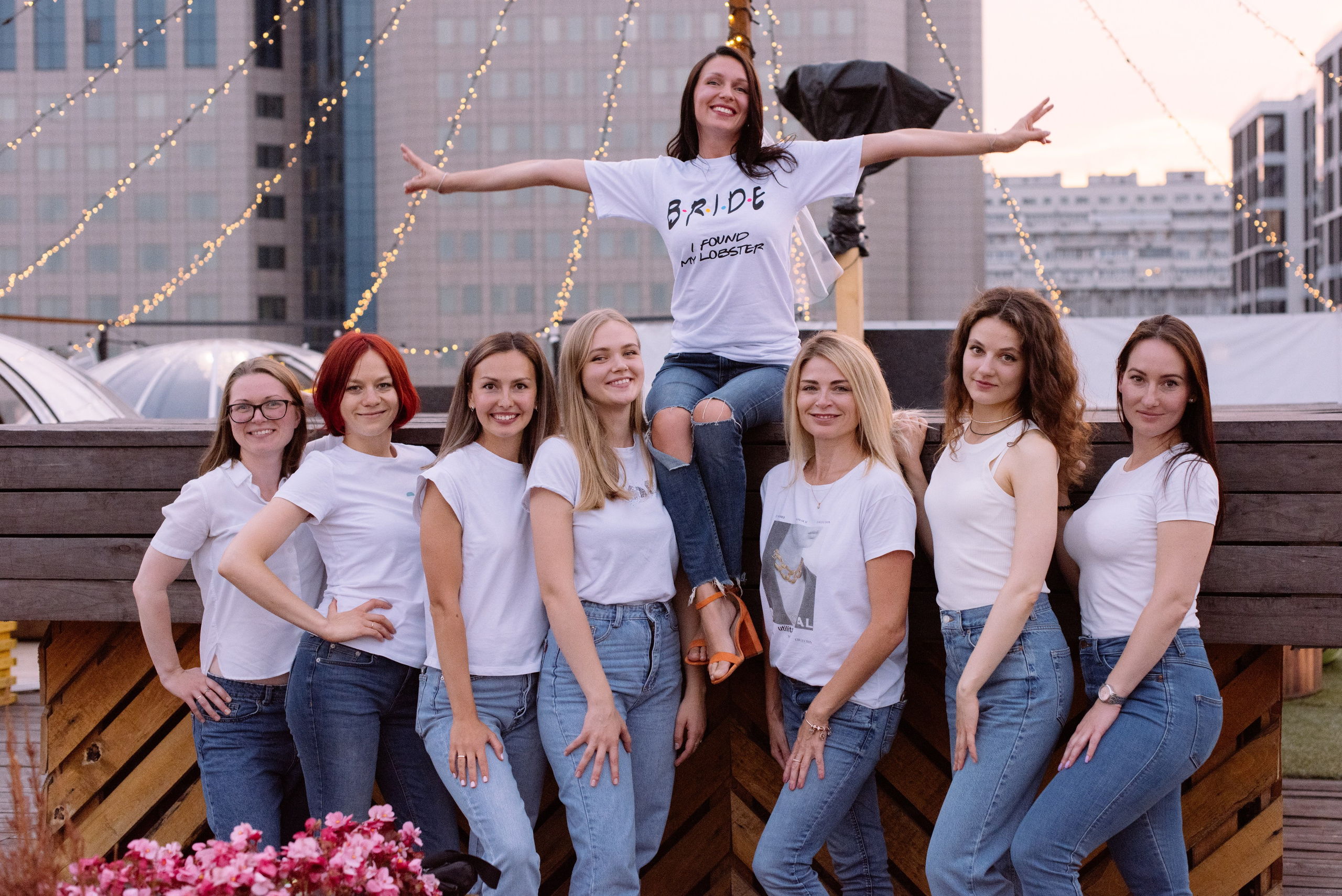 Девичник на крыше Loft. Свадебный фотограф в Москве Анна Полушина