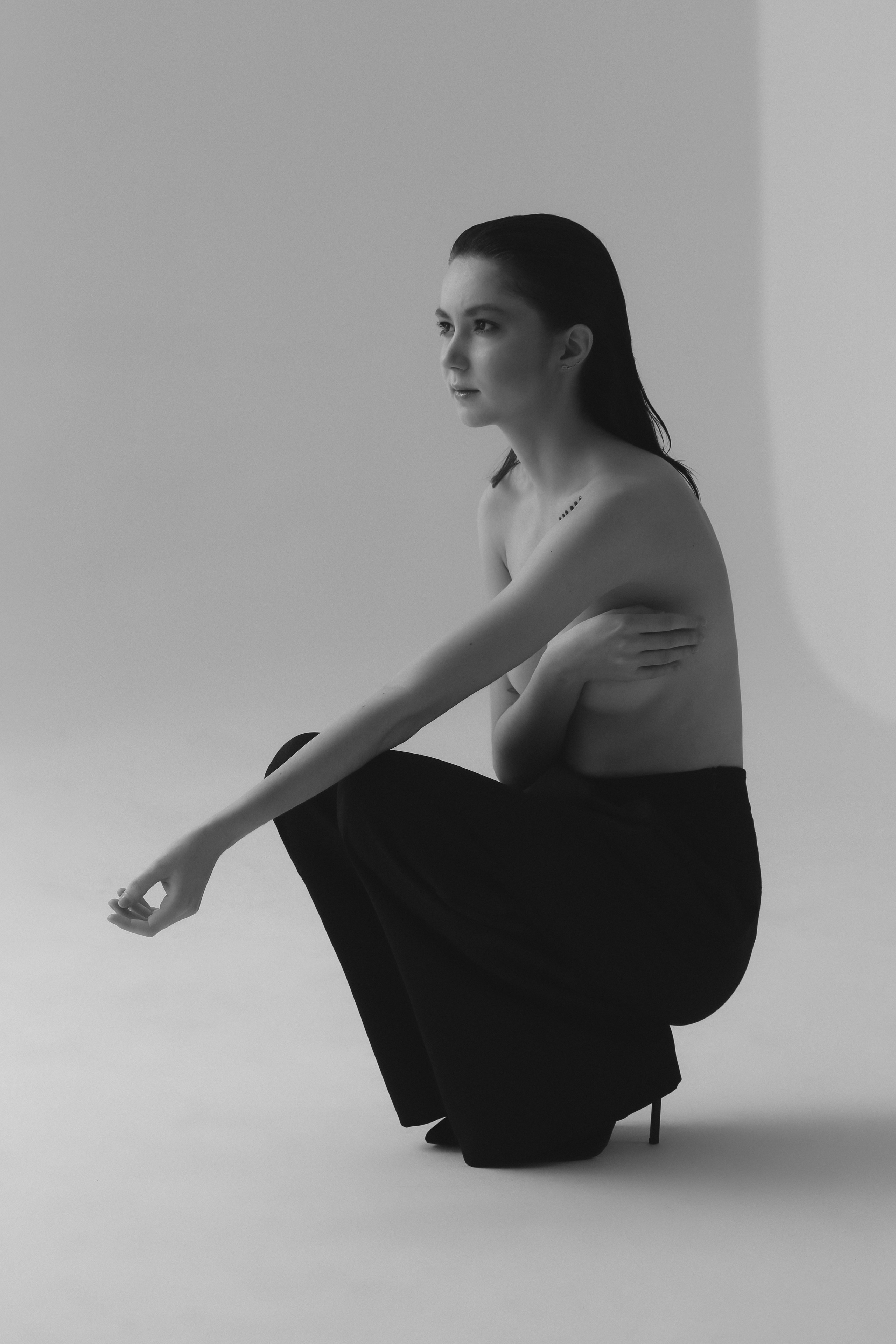 Полина в студии. Портретный и концертный фотограф в Москве Тугарин Александр