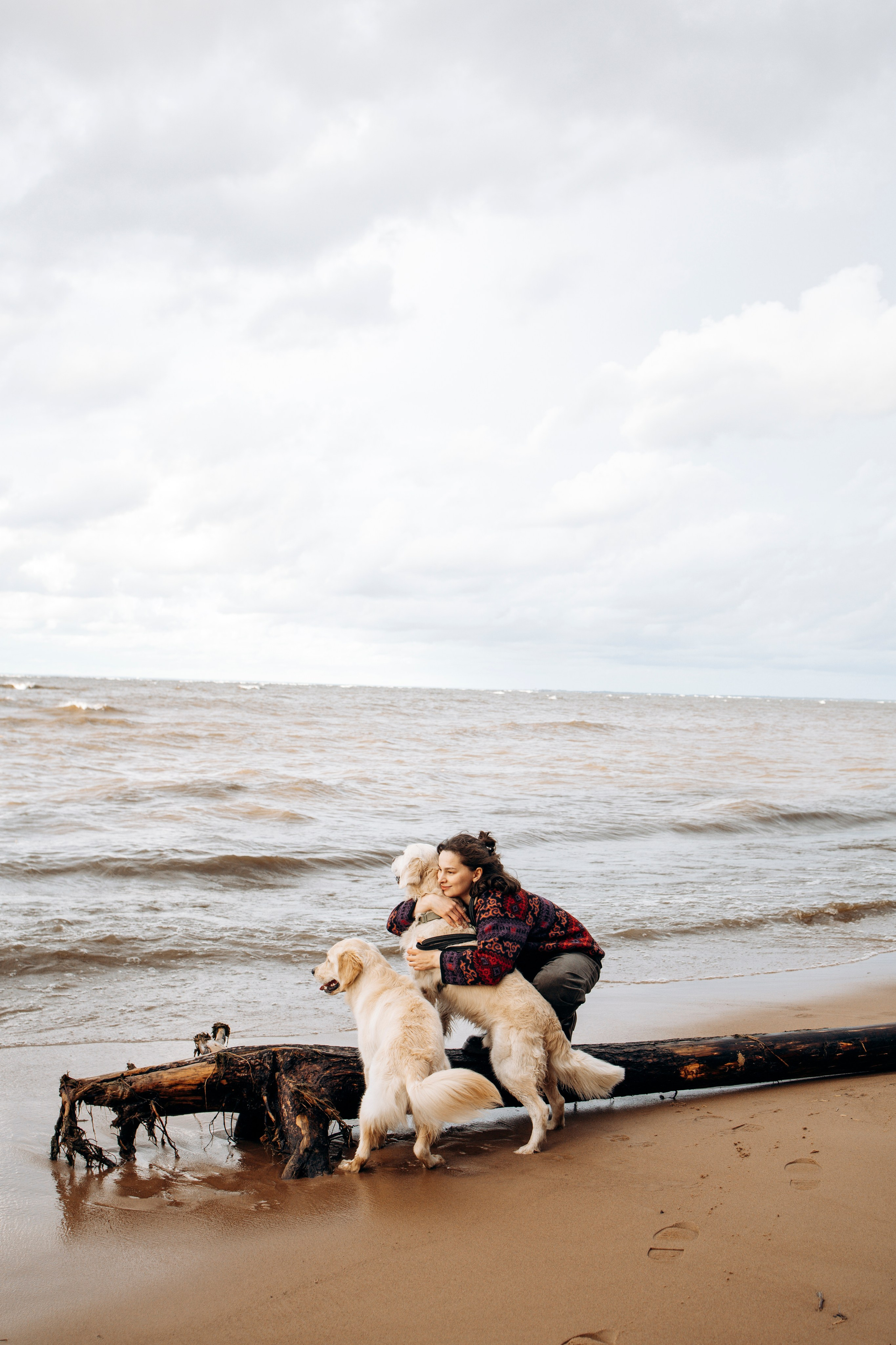 Прогулка Насти с Арчи и Арагоном. Фотограф-анималист в Санкт-Петеребурге Титова Алиса
